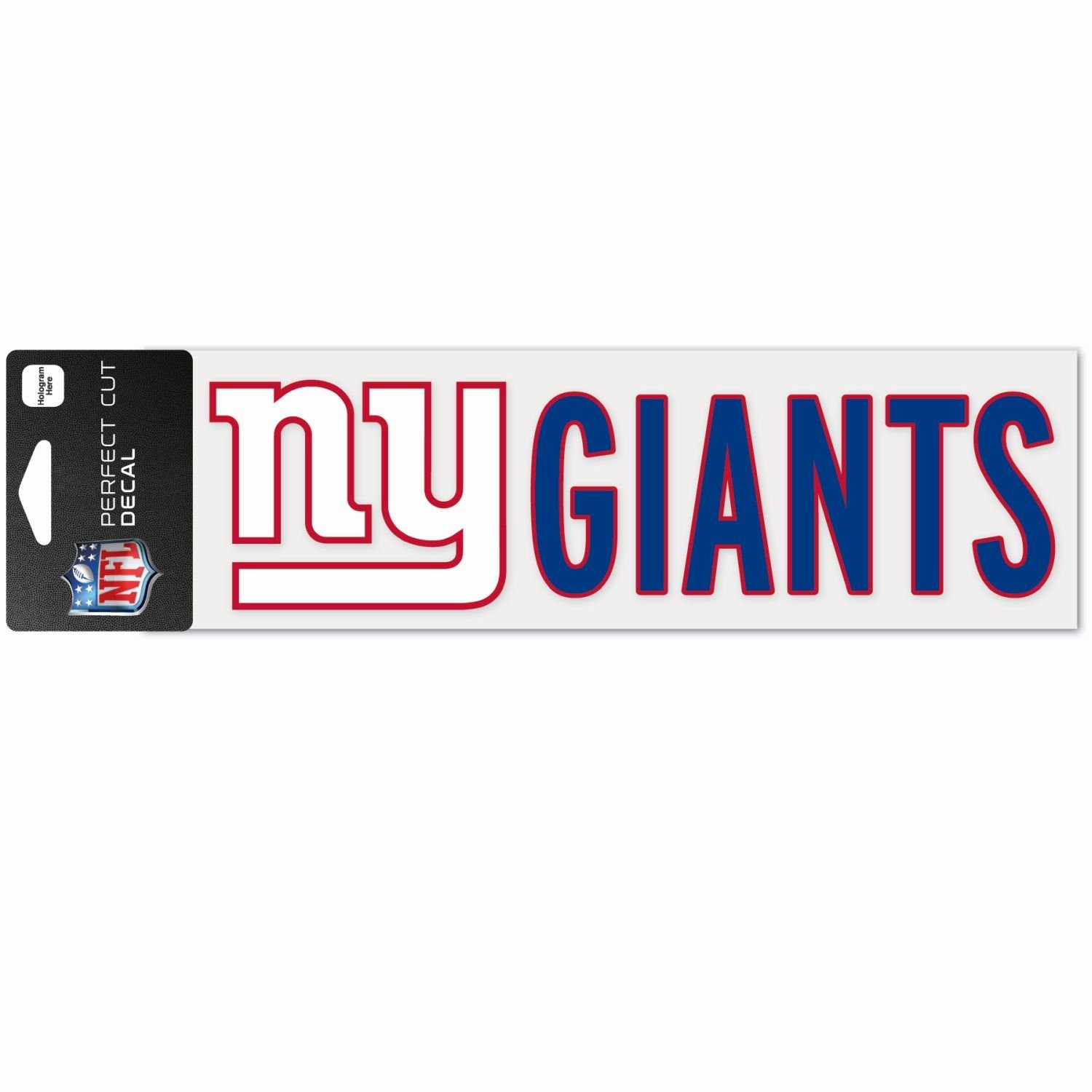 Aufkleber WinCraft Giants NFL Cut Wanddekoobjekt 8x25cm Perfect York New