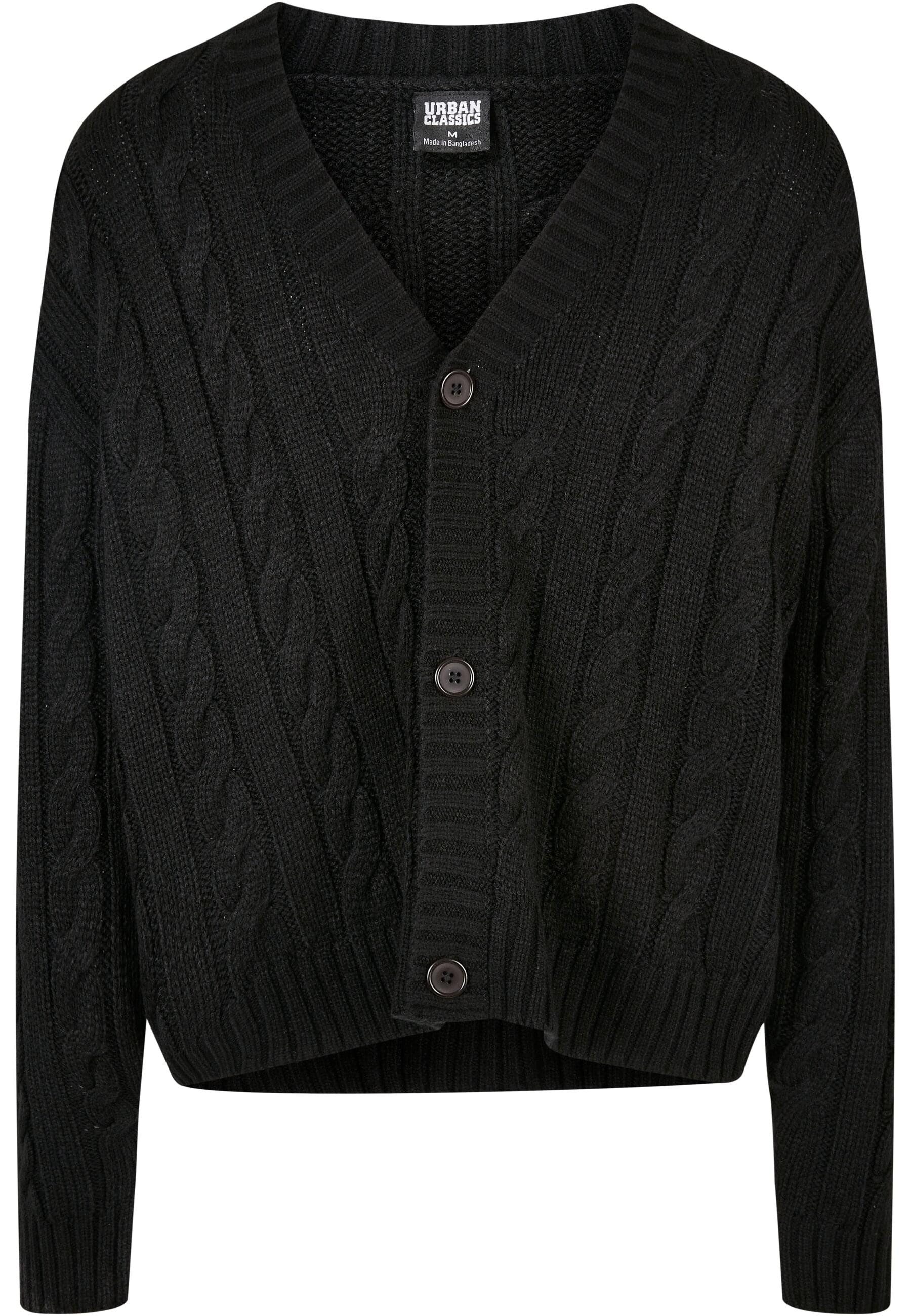 Urban Classics Herren Chunky Cardigan - Oversize Strickweste Mit Taschen