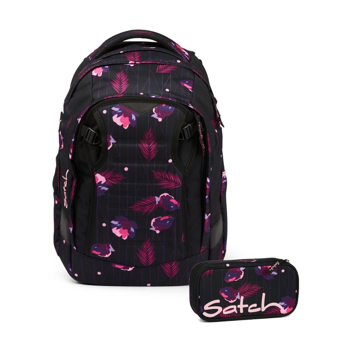 Satch Schulrucksack Match (2tlg., inkl. Schlamperbox)