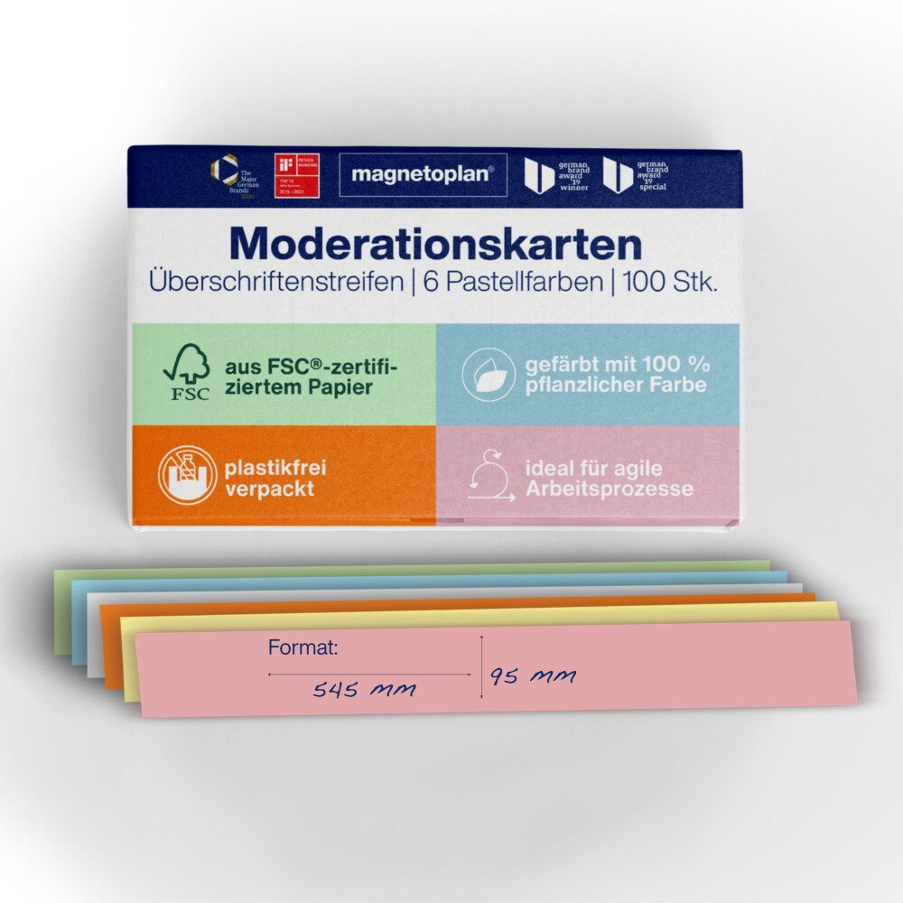 HOLT Anzeigetafel Überschriftenstreifen 100St 545x95mm (1-St)