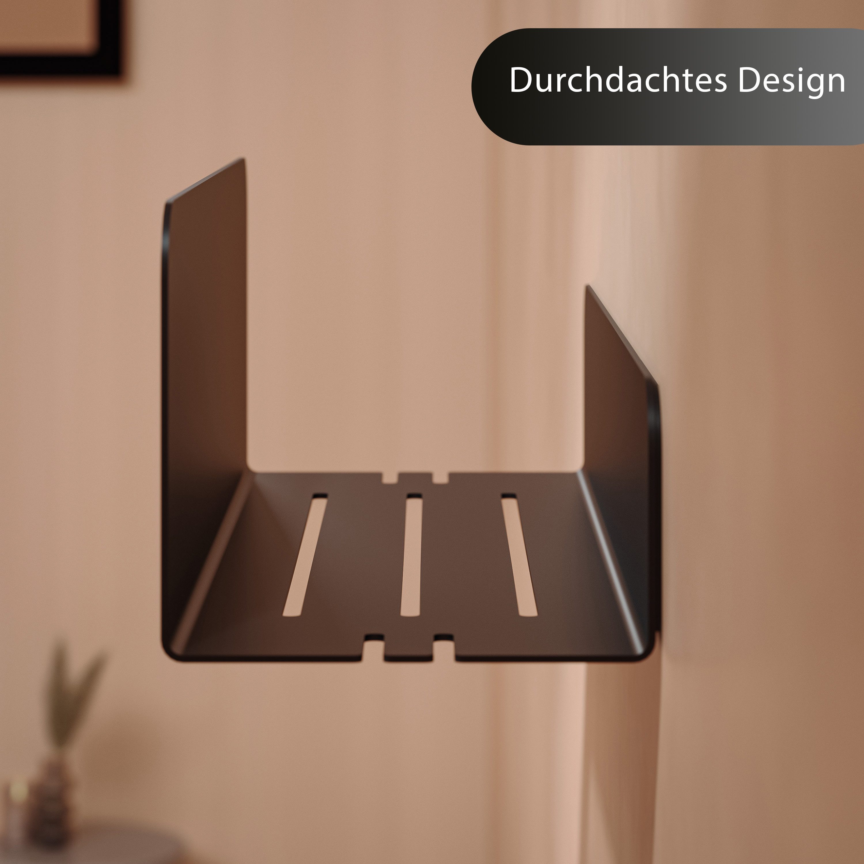 Dolvhin Duschablage ohne Bohren, Duschkorb Kleben, Duschregal ohne Bohren, Badregal, Badablage Edelstahl, Mit Ablaufrillen & Einhängeschlitze, Inkl. starkem Montage Klebeset