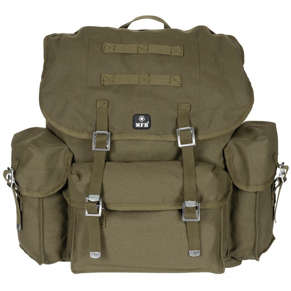 MFH Wanderrucksack BW Rucksack, Mod., oliv, mit Träger (wie BW Packtasche)