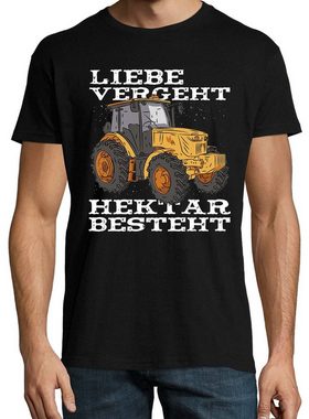 Youth Designz T-Shirt "Liebe Vergeht, Liebe Besteht" Herren Shirt mit trendigem Frontprint