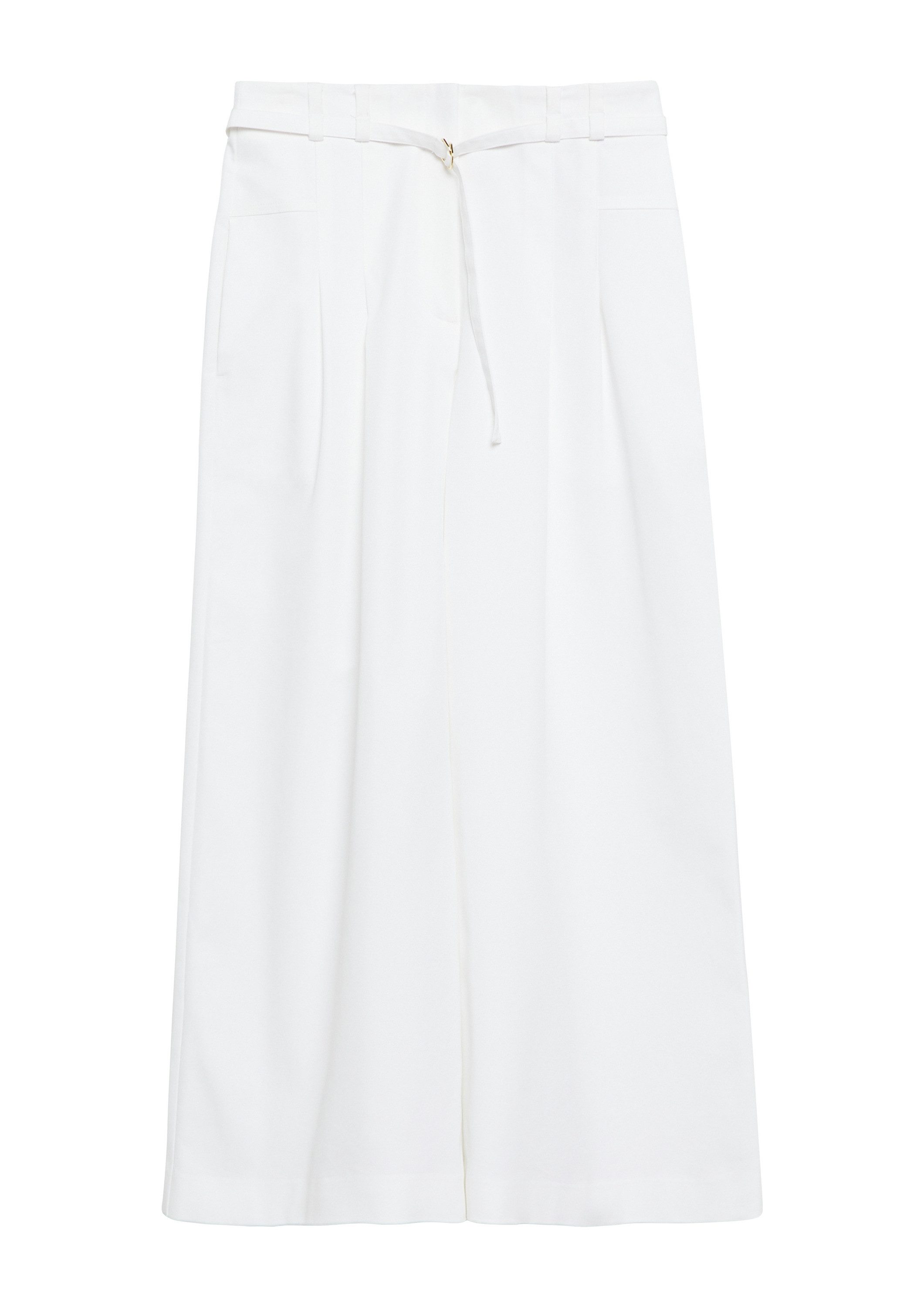 comma 7/8-Hose Hose Wide-Leg-Hose mit Bundfalten in Ankle-Länge