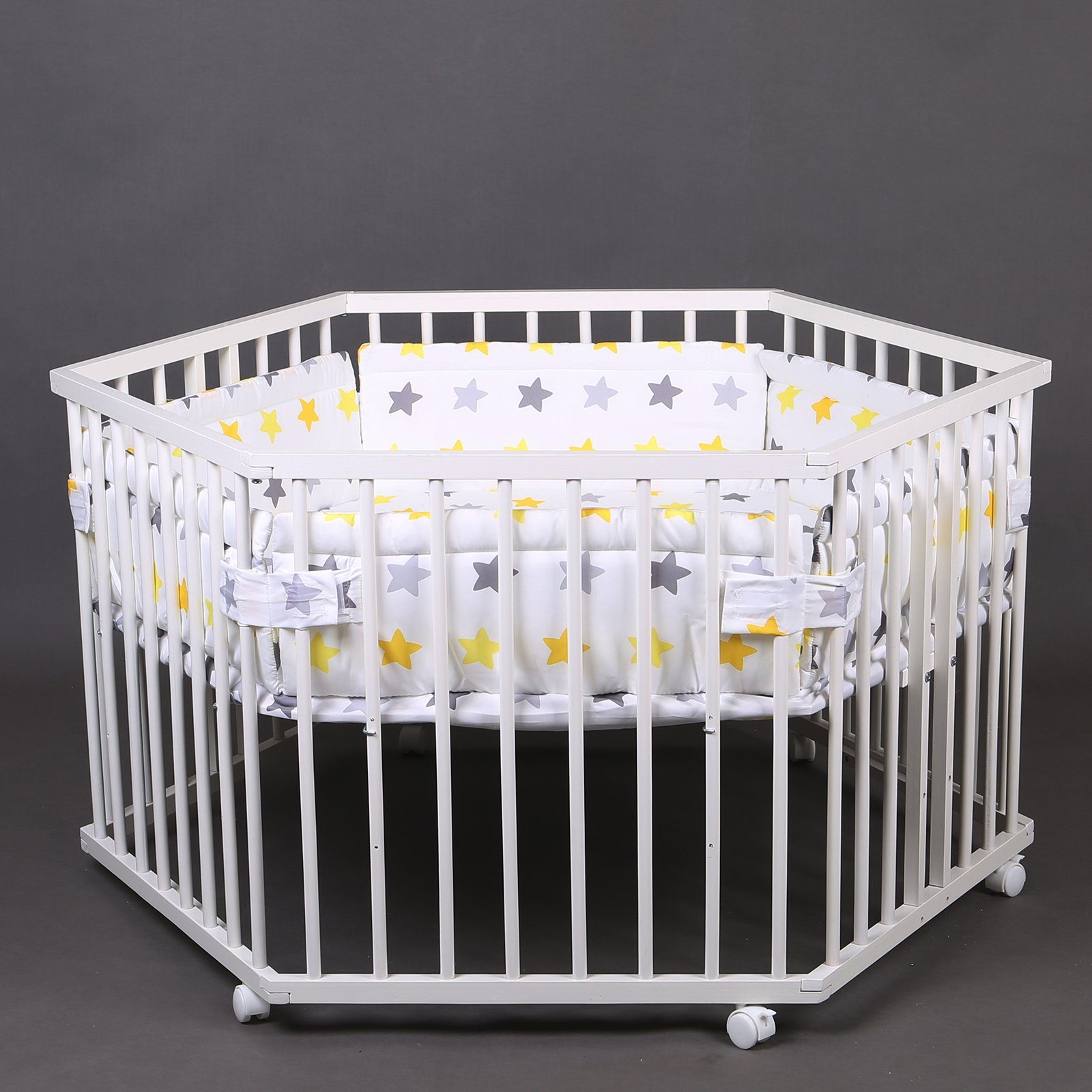 TIGGO Laufgitter TIGGO Laufgitter Laufgitter Laufstall 6-eckig Baby Krabbelgitter