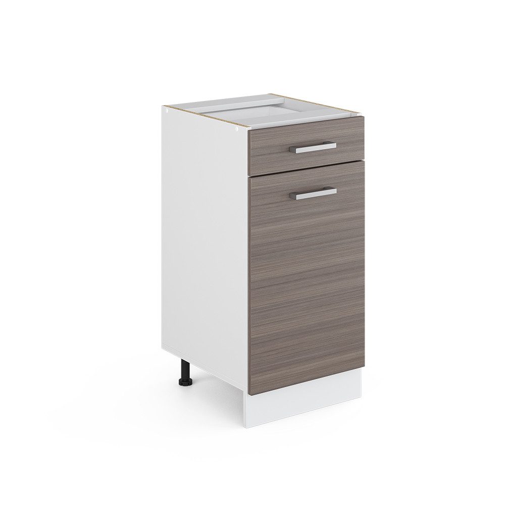 Vicco Unterschrank R-Line, Grau/Weiß, 40 cm günstig online kaufen