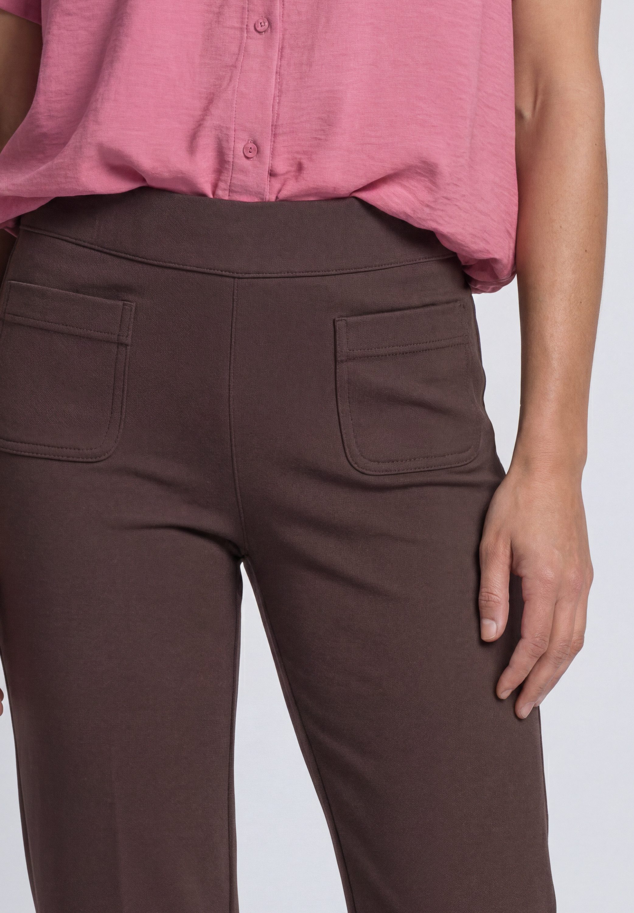 STREET ONE Jerseyhose Style Amalia mit Gummizug und Stretch / Viskose