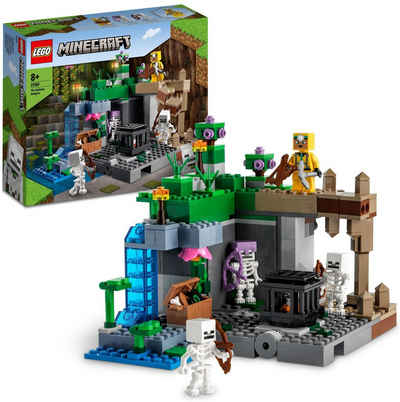 LEGO® Konstruktionsspielsteine »Das Skelettverlies (21189), LEGO® Minecraft«, (364 St), Made in Europe