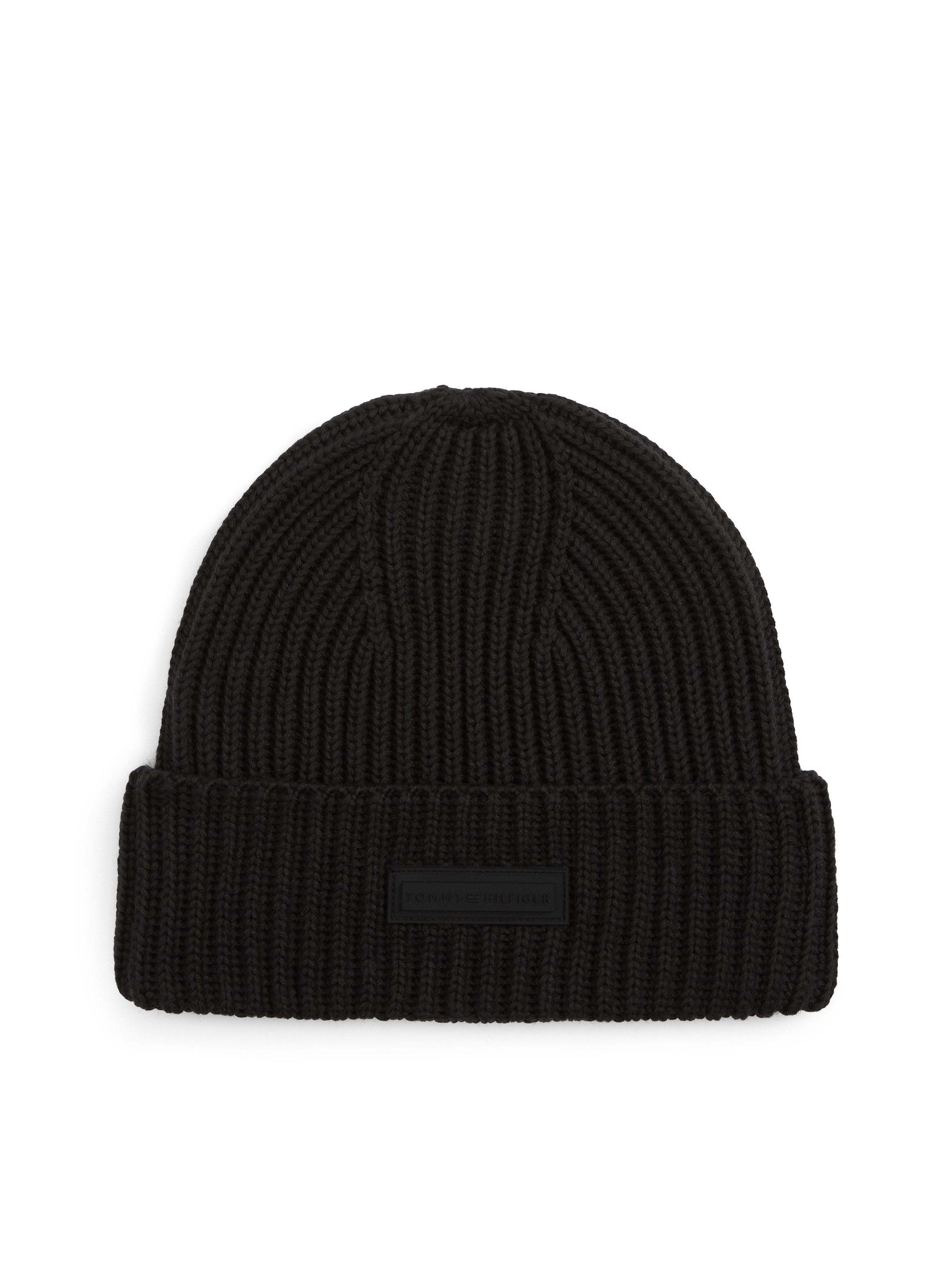 Tommy Hilfiger Beanie TH FOUNDATION Strick, günstig online kaufen