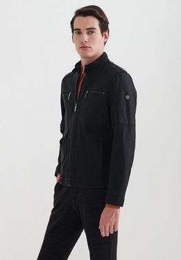 Pierre Cardin Outdoorjacke im angesagten Biker-Look