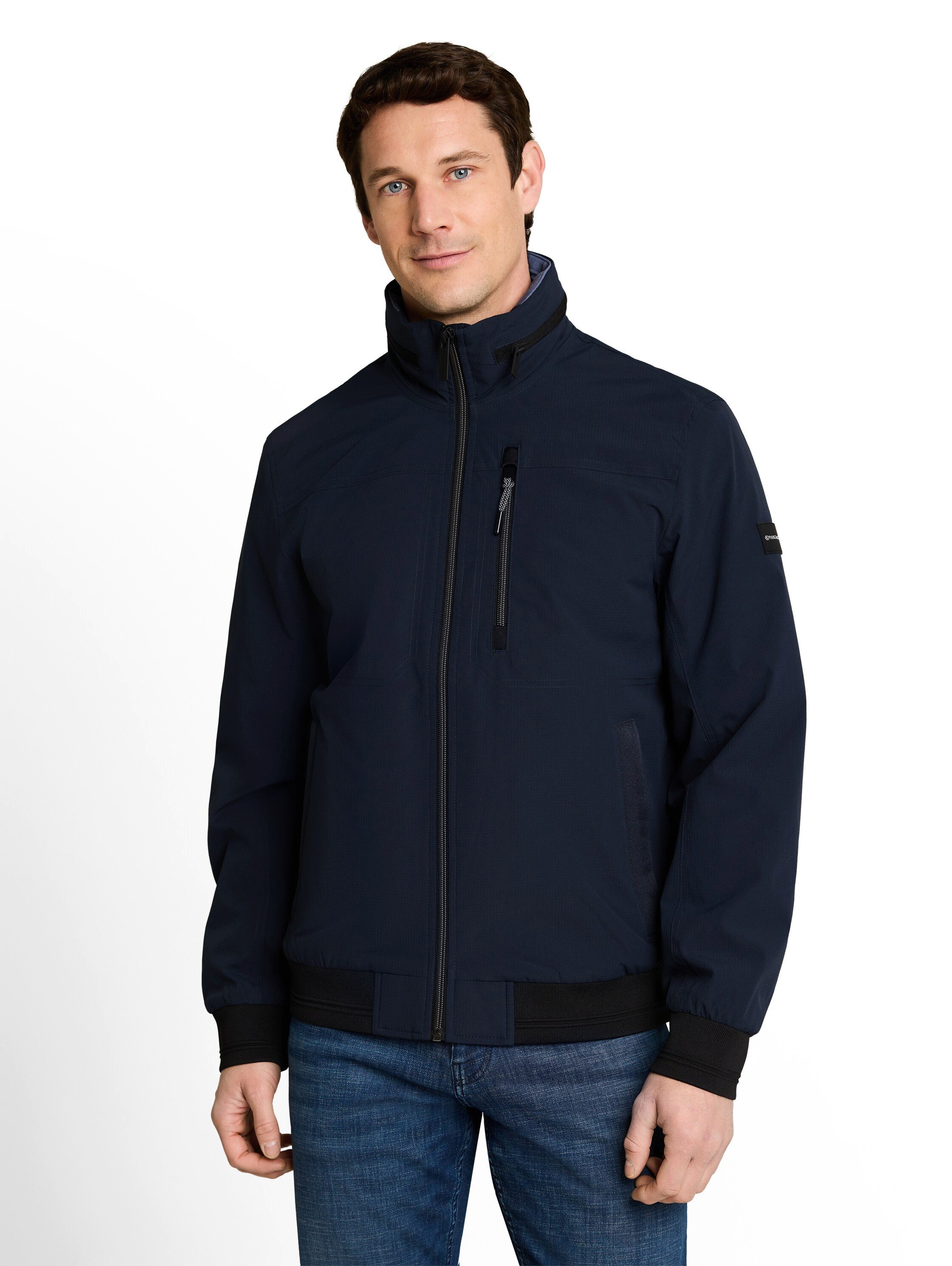 TOM TAILOR Blouson Sweatjacke mit Reißverschluss