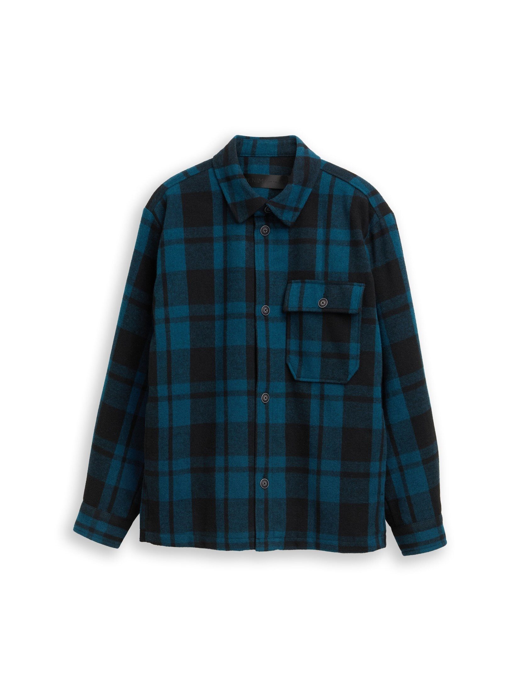 TOM TAILOR Denim Winterjacke Jacken Overshirt Jacke in Woll-Optik