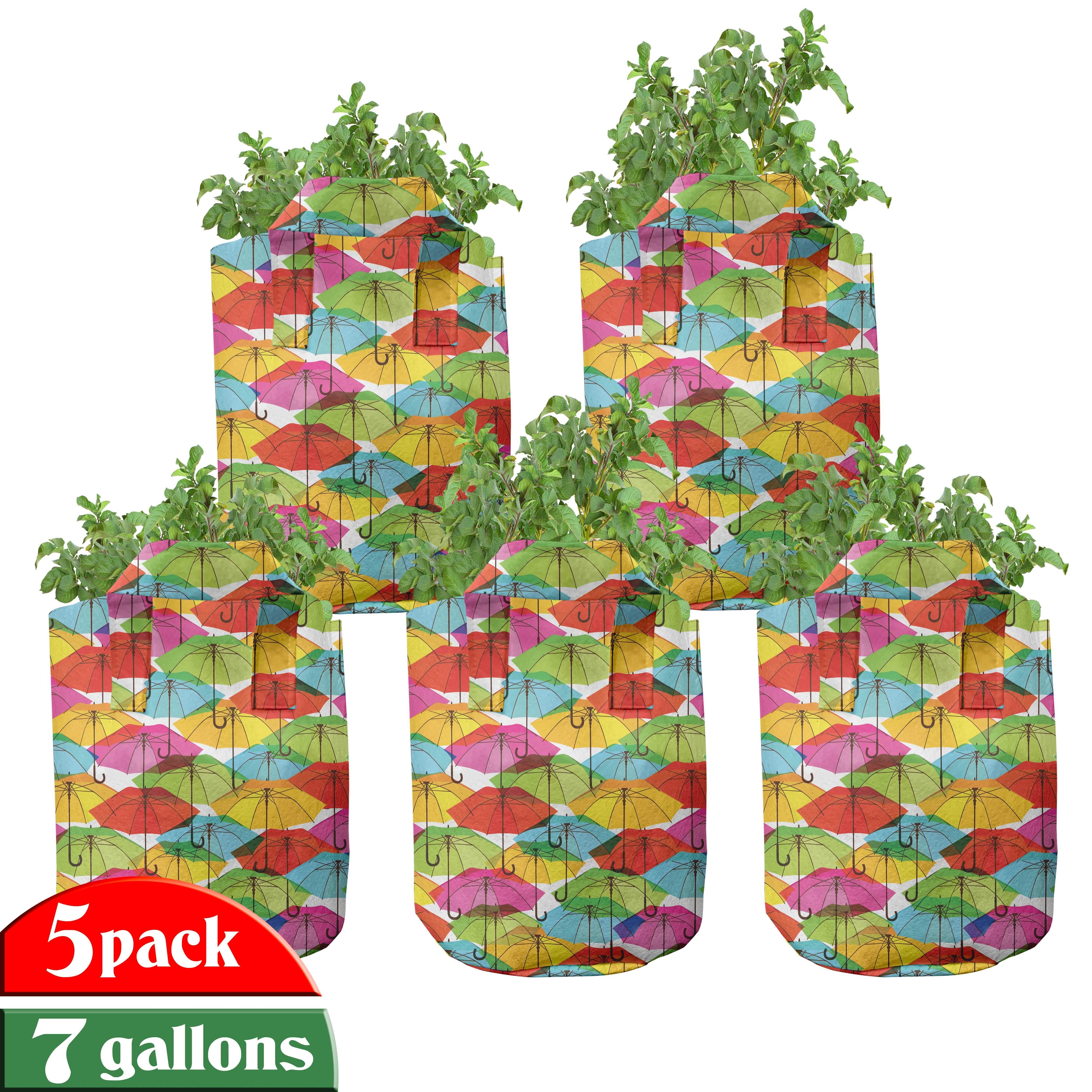 Abakuhaus Pflanzkübel hochleistungsfähig Stofftöpfe mit Griffen für Pflanzen