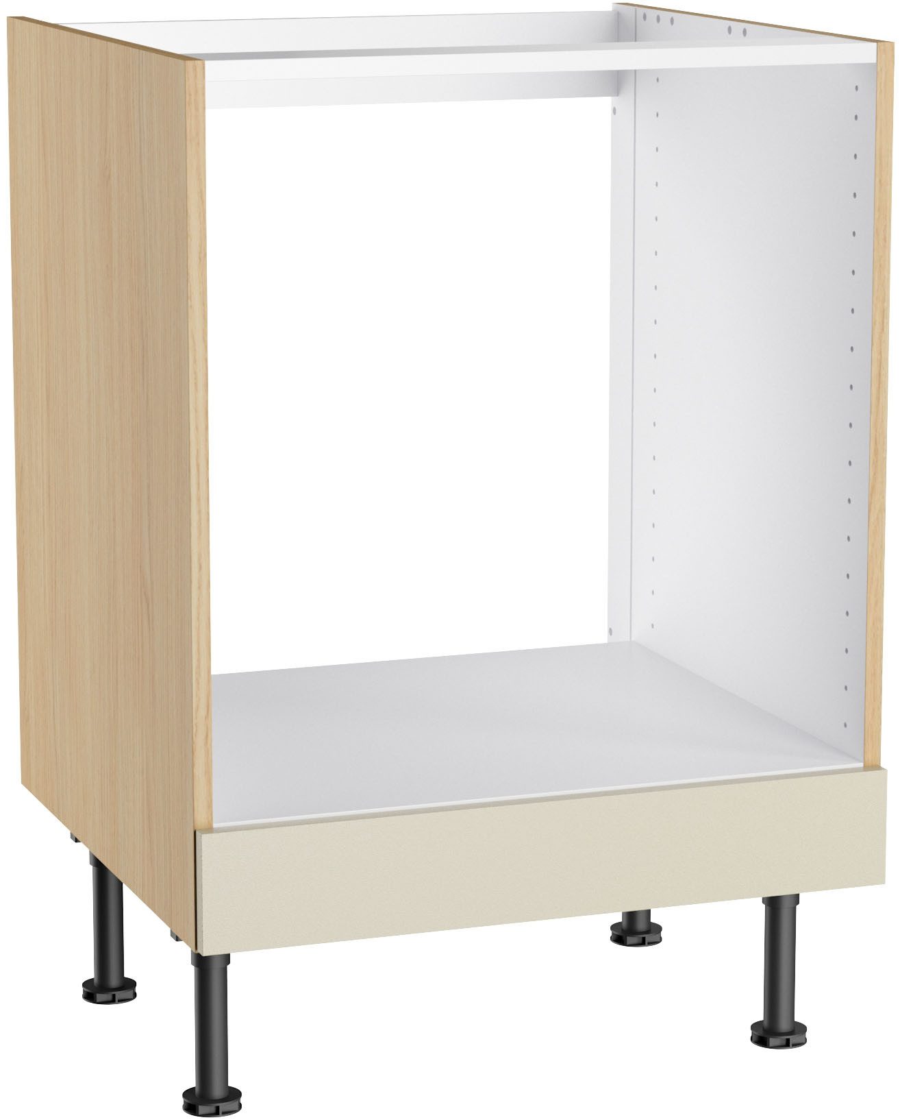 KOCHSTATION Herdumbauschrank KS-Lucy Breite 60 cm, 1 Blende, höhenverstellbare Füße