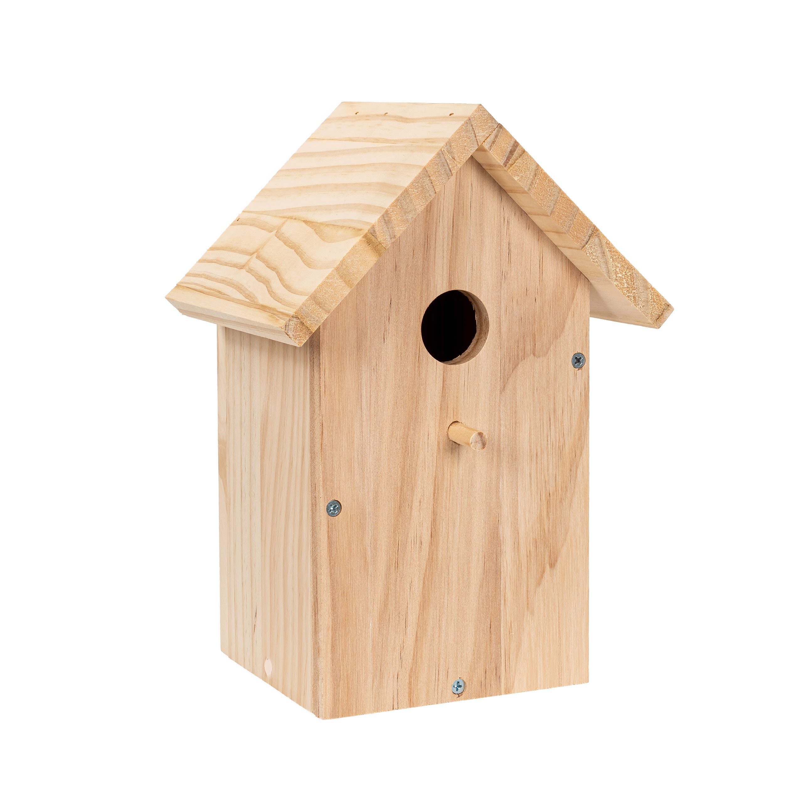 Nistkasten Nistkasten für Vögel aus Holz für draußen, Einflugloch ca. Ø 32 mm
