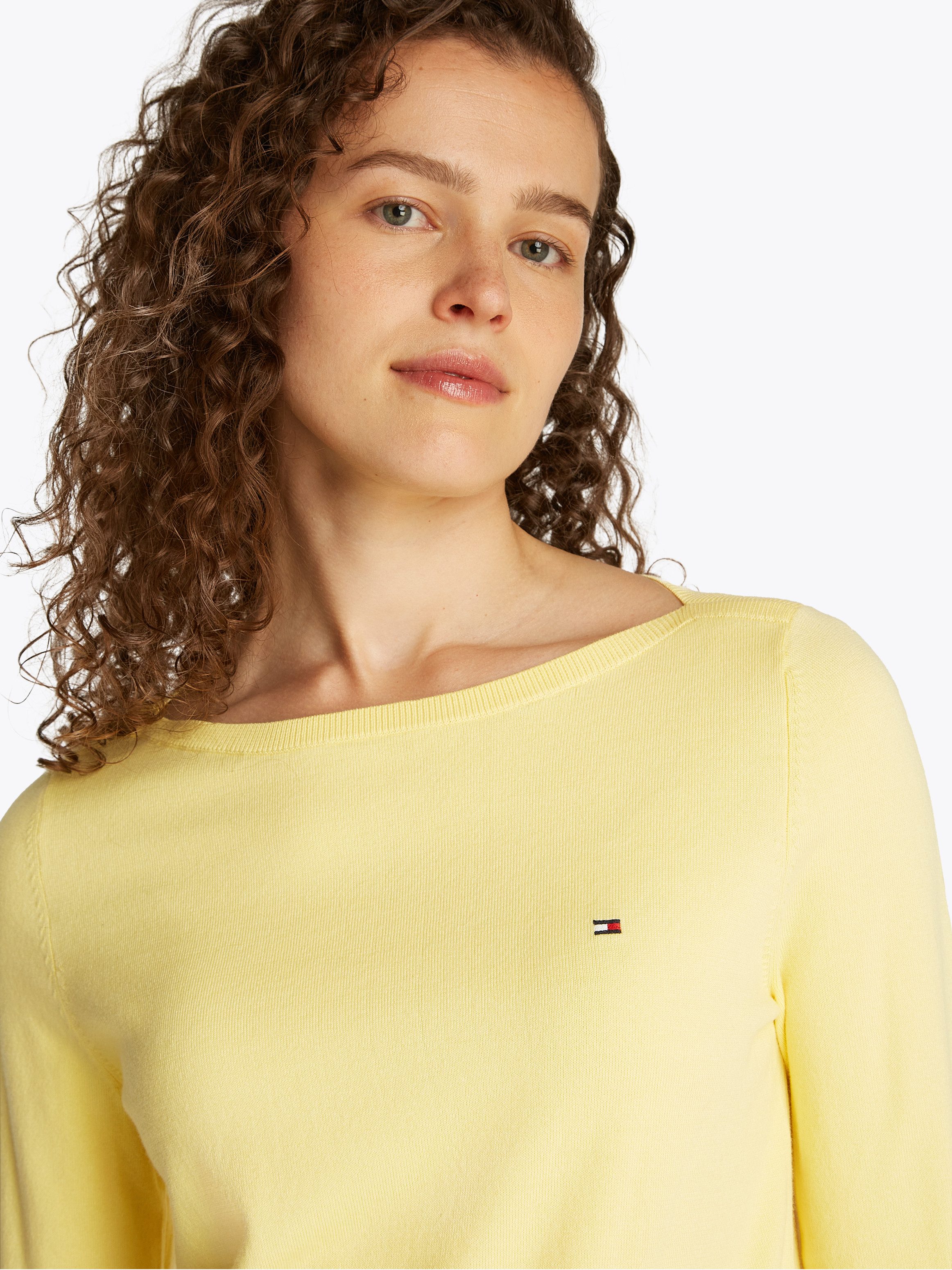 Tommy Hilfiger Strickpullover CO JERSEY STITCH günstig online kaufen