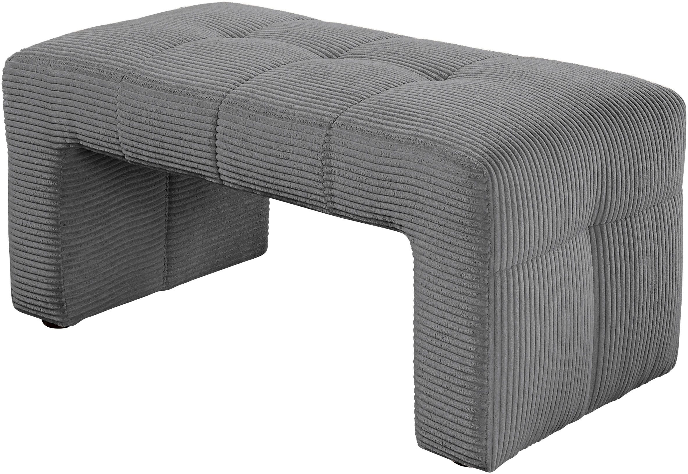 exxpo - sofa fashion Hockerbank Barista Hockerbank mit hoher Bodenfreiheit, Sitz gepolstert,Breite ca.100 cm