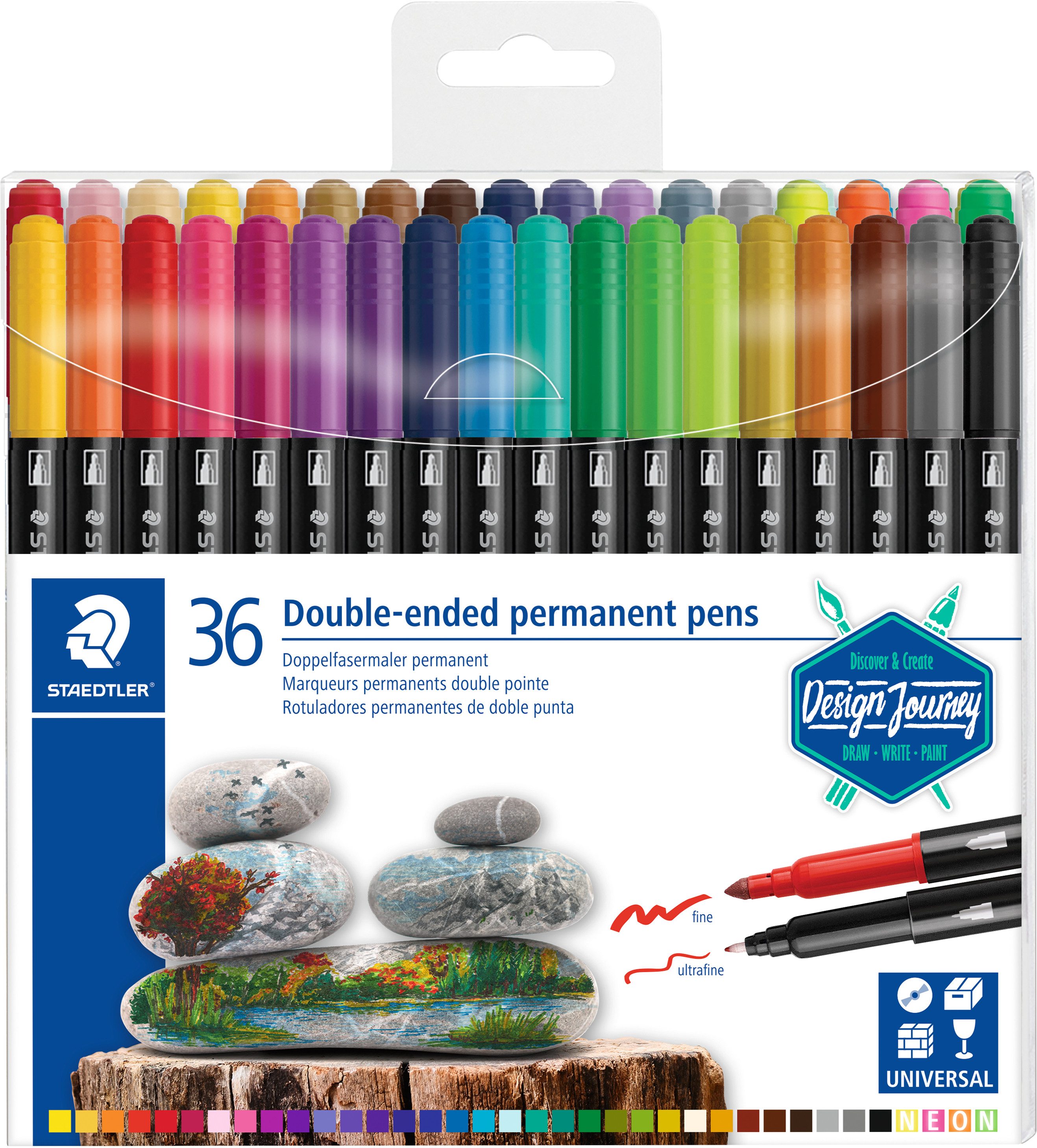 STAEDTLER Aquarellstifte Permanent, 18 Stück