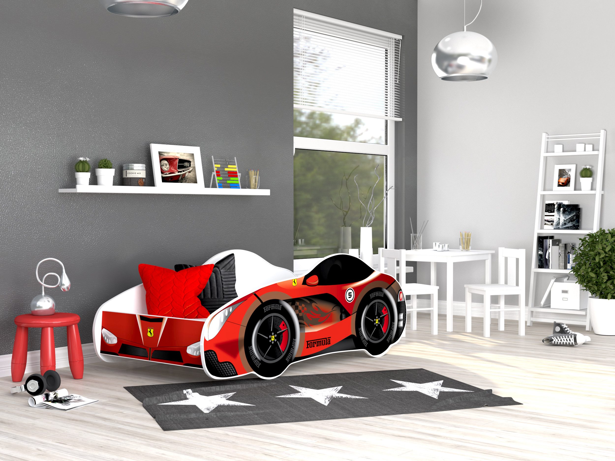 AJKmeble Autobett Kinderbett Jugendbett 70x140cm Gamerbett günstig online kaufen