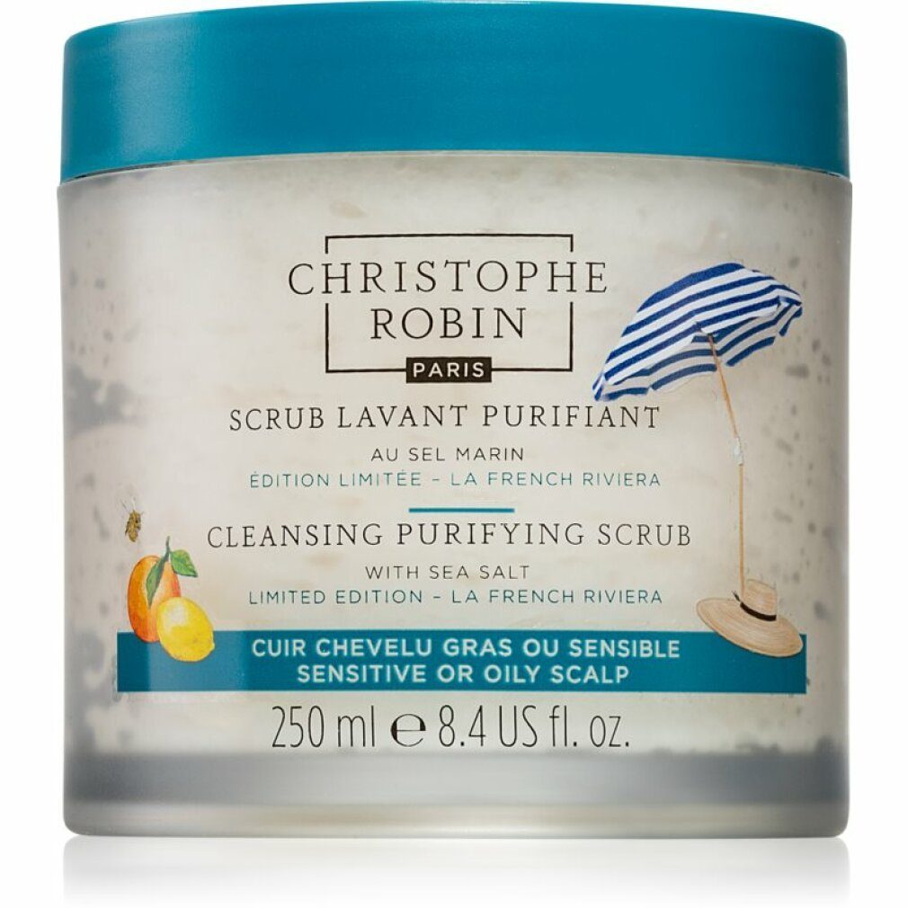 Christophe Robin Haarspülung, Purifying, Sea Salt, Hair Scrub Treatment, For Purifying, 250ml