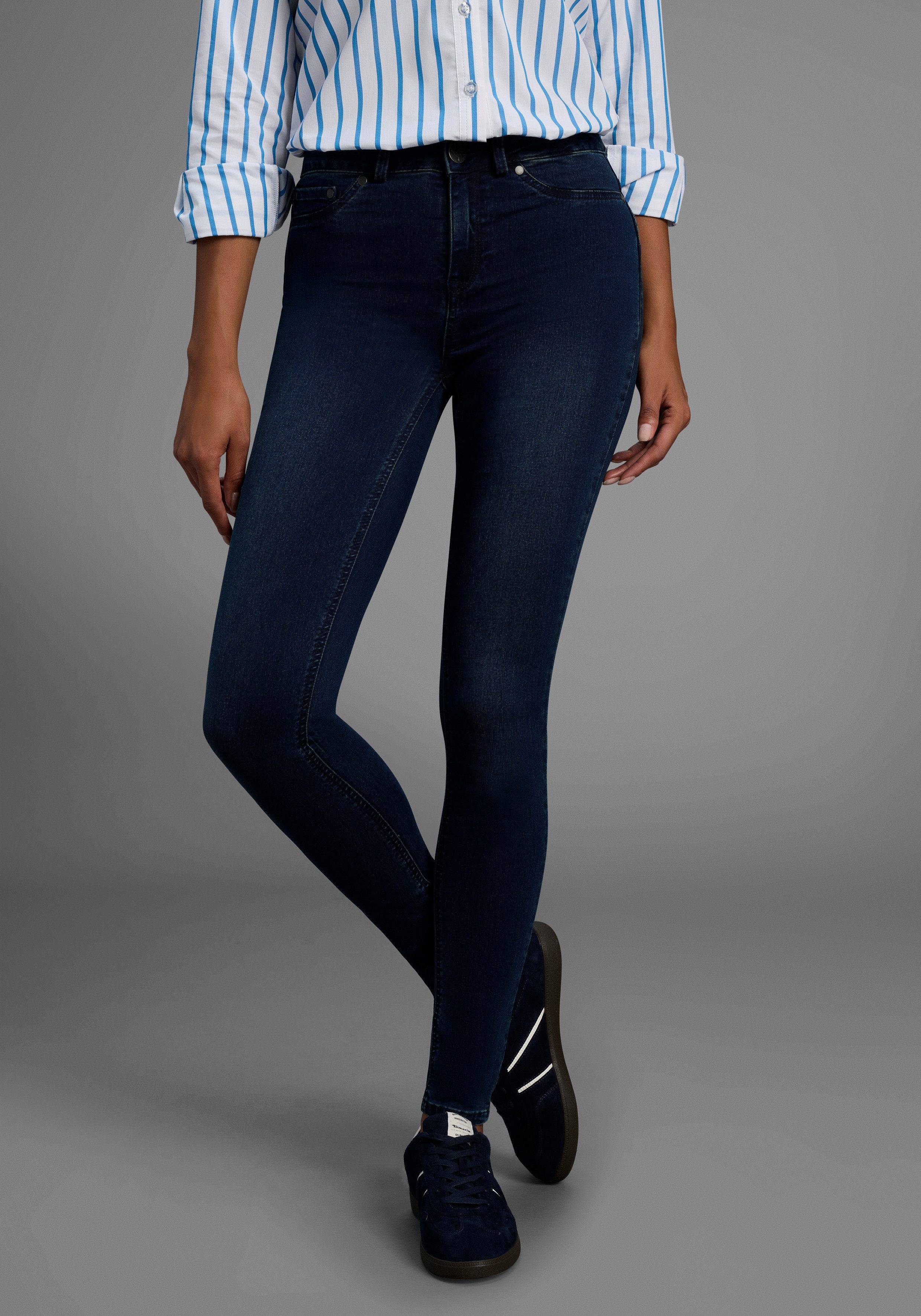 Arizona Skinny-fit-Jeans Ultra Stretch skinny-fit, betonte Taille, shaping- günstig online kaufen