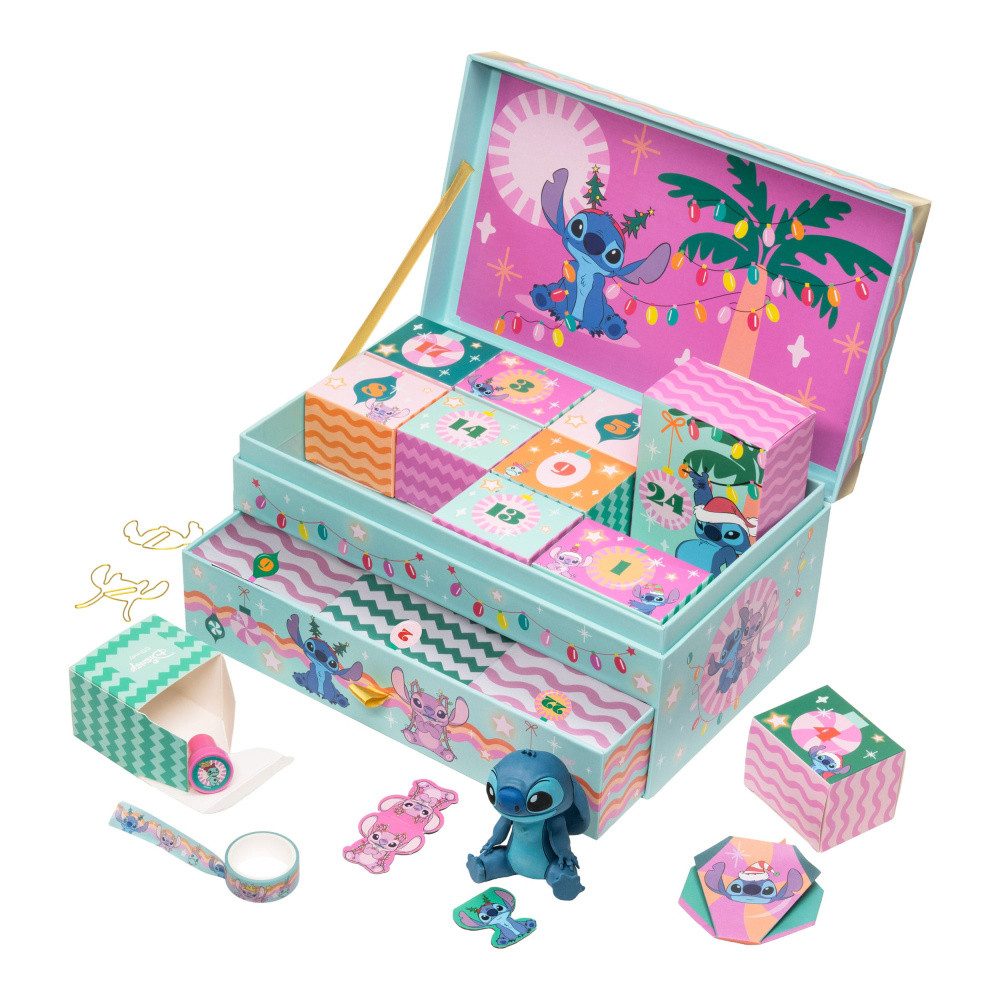 Paladone Adventskalender Lilo & Stitch Adventskalender Keepsake Box Stitch & Angel