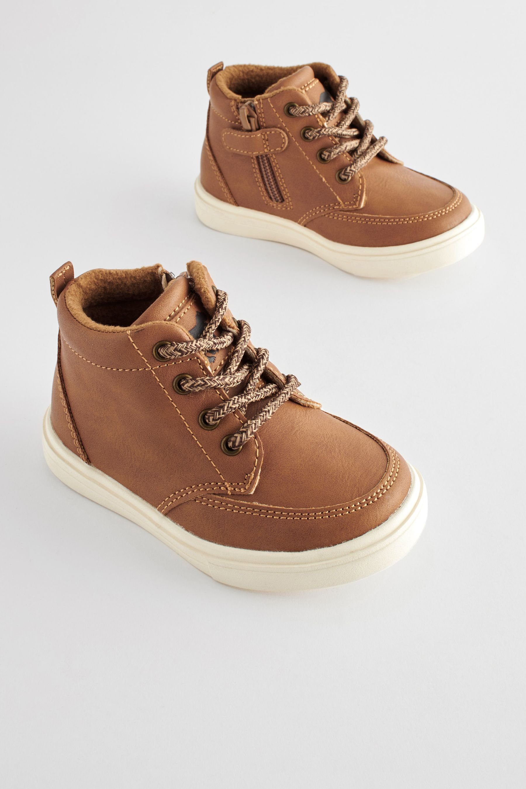 Next Warmgefütterte Chukka-Stiefel, weite Passform Schnürstiefelette günstig online kaufen