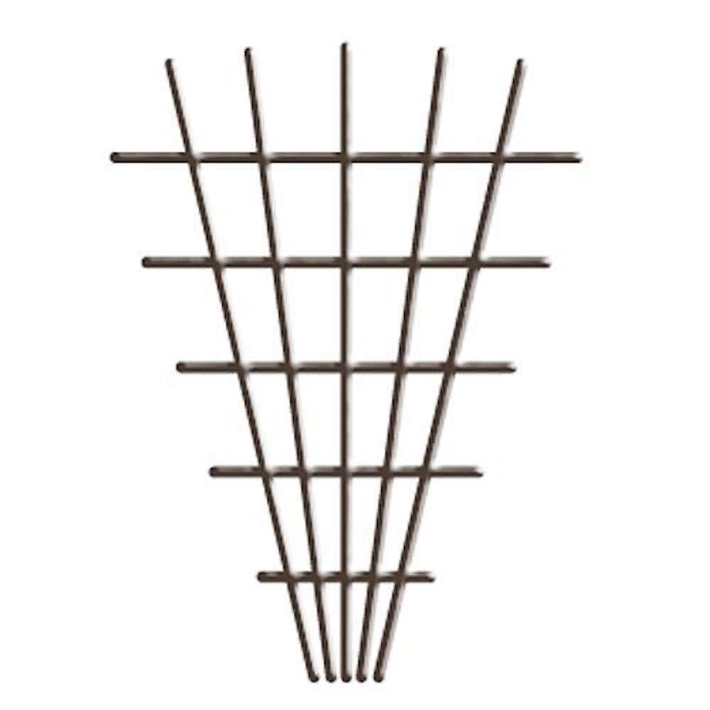 PROREGAL® Rankgitter Pflanzstab, V-Form, 145x5x75cm, 4/4,7mm, braun günstig online kaufen