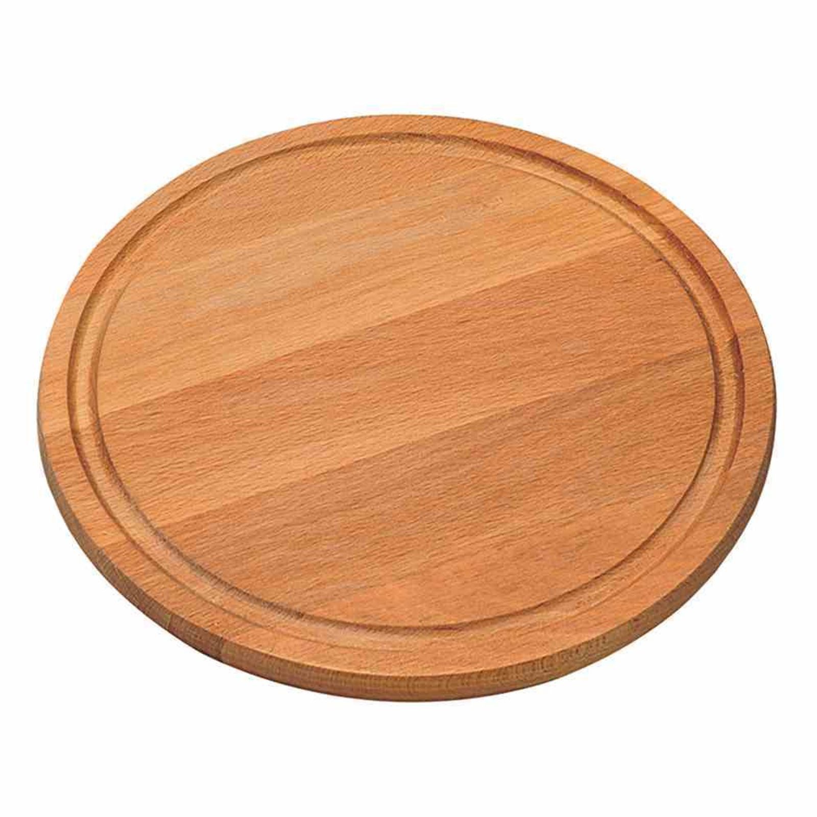 Kesper Schneidebrett Fleischteller Buche Ø 30 cm, Holz