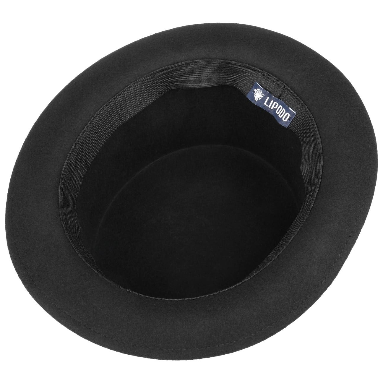 Lipodo Filzhut (1-St) Zylinder mit Ripsband, Made in Italy