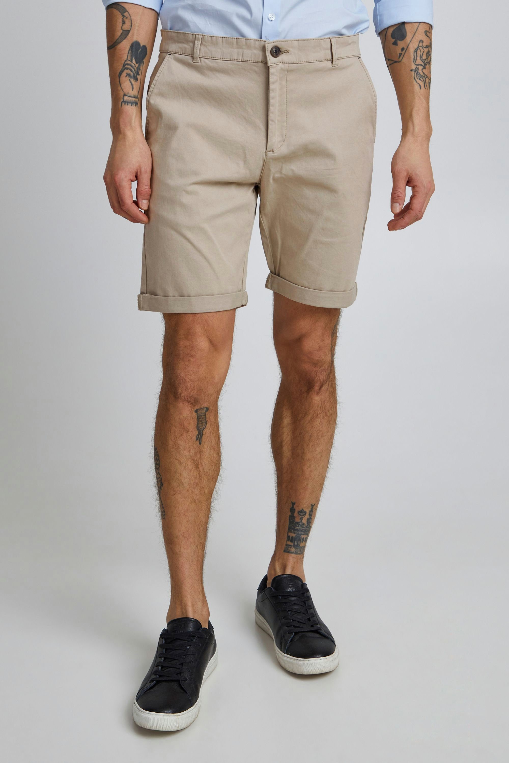 !Solid Shorts 7193106, Shorts - Rockcliffe - 21200395 Kurze Hose mit Knopfverschluss SIMPLE TAU (790162)
