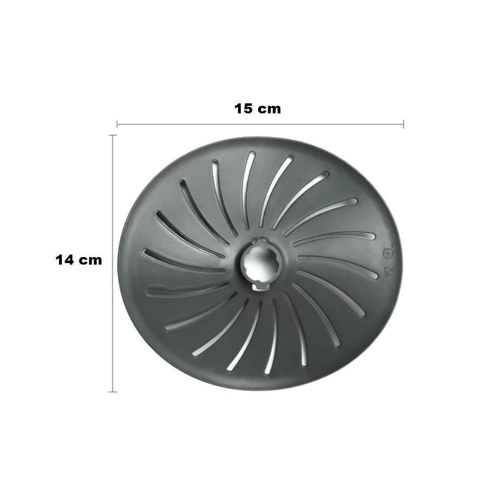 Trade-Shop Küchenmaschinen-Adapter Messerabdeckung passend für Vorwerk Thermomix TM5 TM6 TM7 TM21 TM31, Zubehör für Küchenmaschine, Mixtopf, Welle / Klingenabdeckung aus lebensmittelechtem Kunststoff