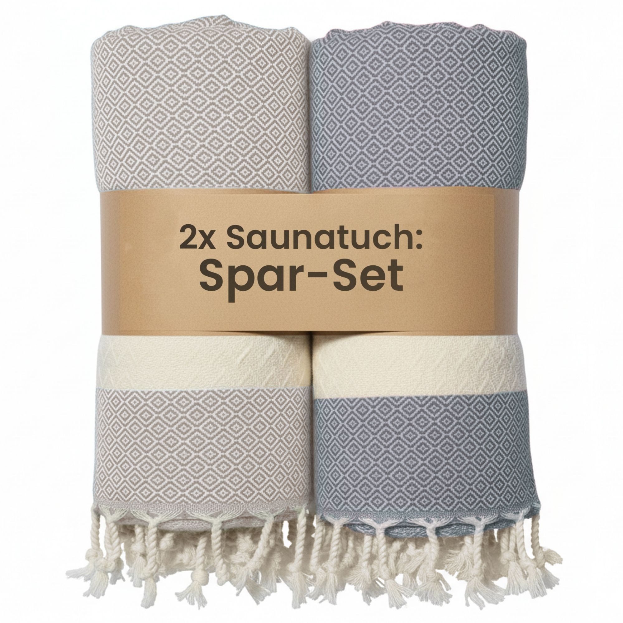 furora HOLIDAY Saunatuch Saunahandtuch Saunatuch Damen + Herren, Hamamtuch groß 100x200 XXL
