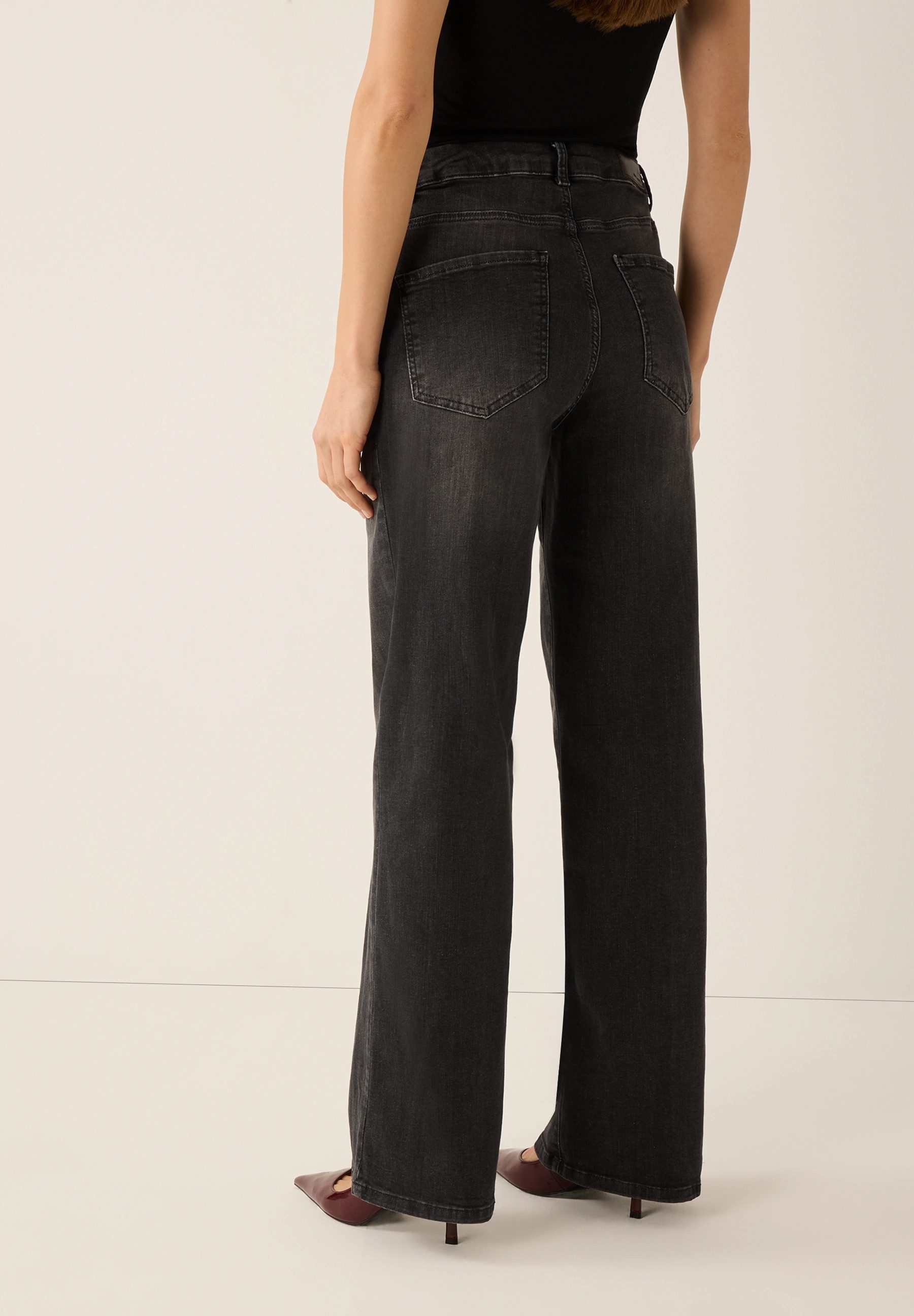 MORE&MORE 5-Pocket-Jeans MORE & MORE Jeans grau