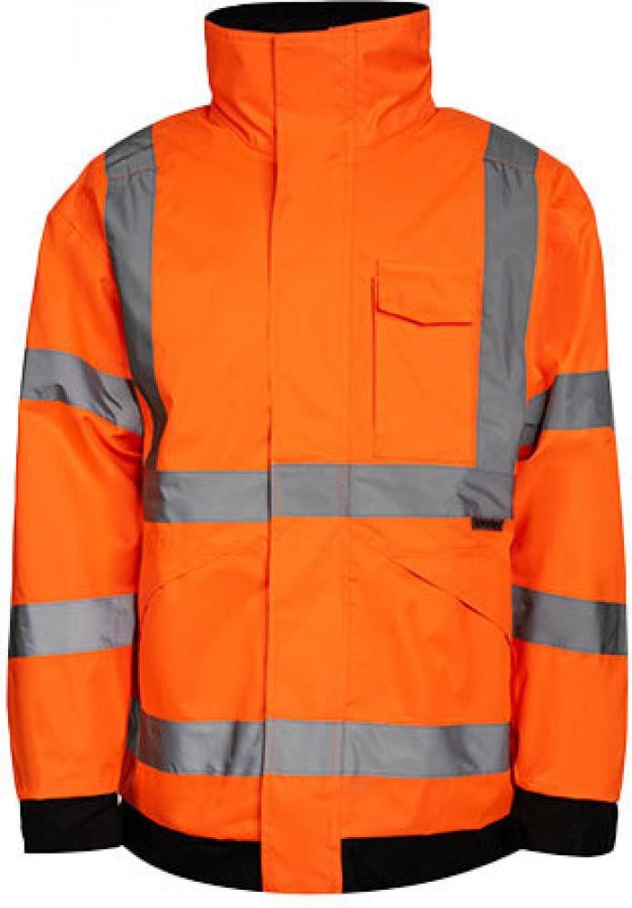 korntex Arbeitsjacke Unisex Sicherheits-Regenjacke