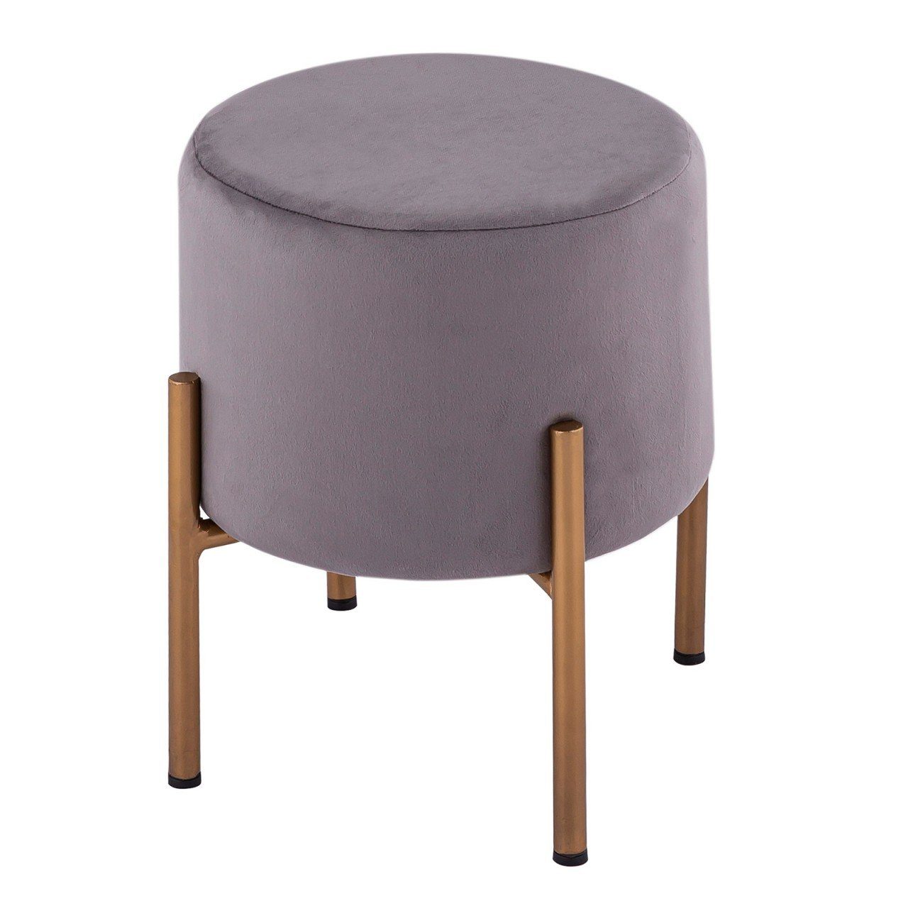 2. Samt soma Sitzhocker 4-Fußstuhl H Samt 32 Ø Pouf Hocker Wahl