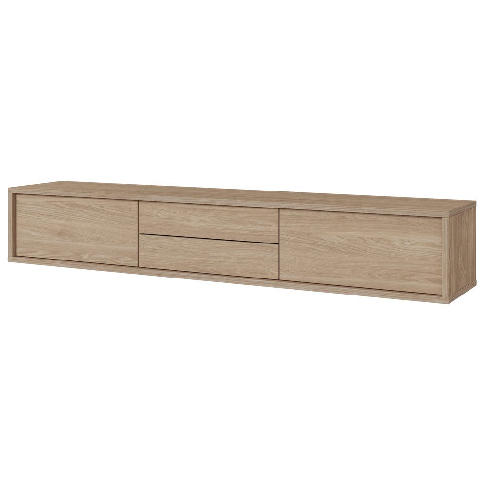 Lomadox Lowboard FORLI-83, Eiche hängend oder günstig online kaufen