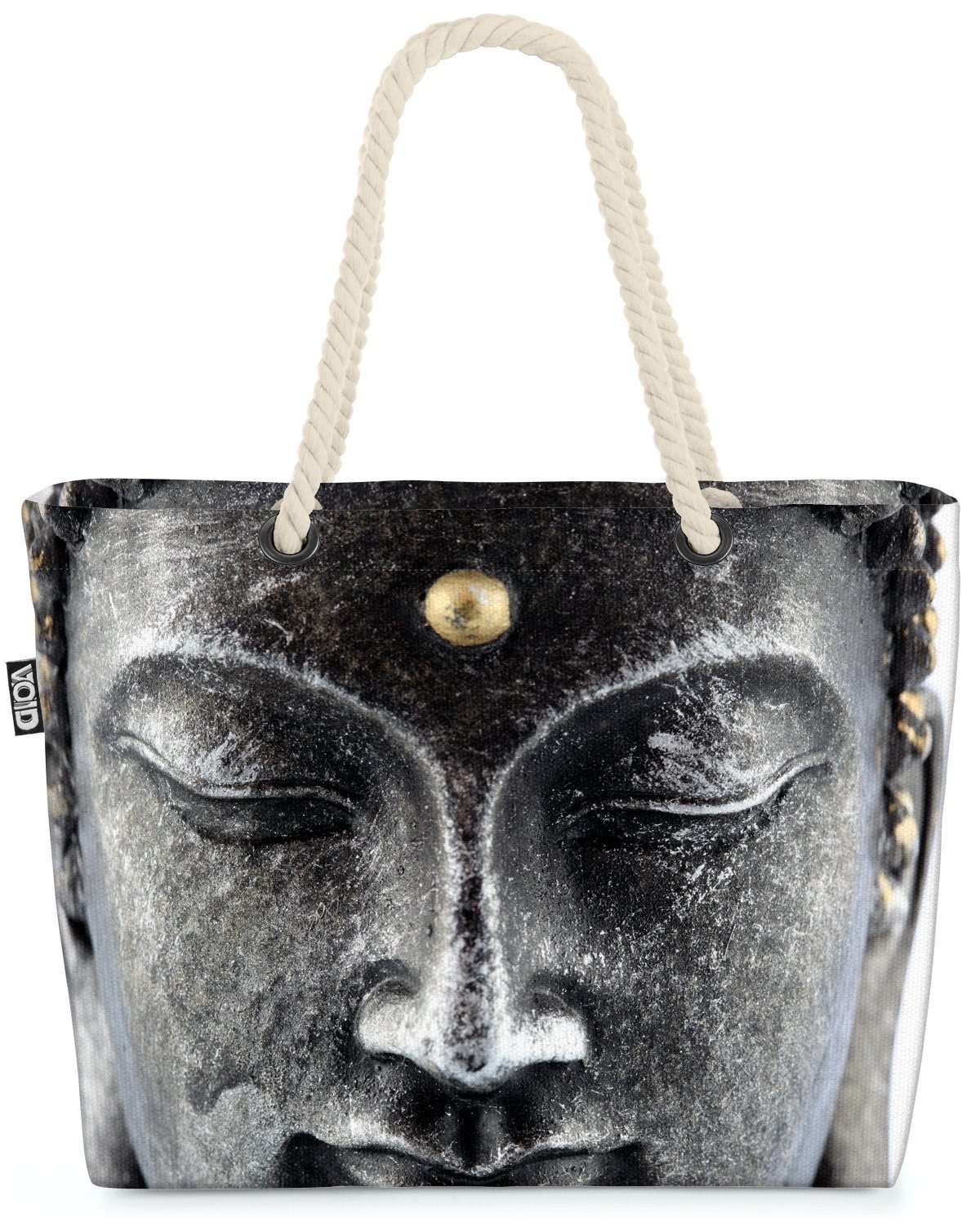 Stein (1-tlg), Stein VOID Statue Zen Strandtasche Buddha Buddha Buddhismus Zen Spa Statue Entspa