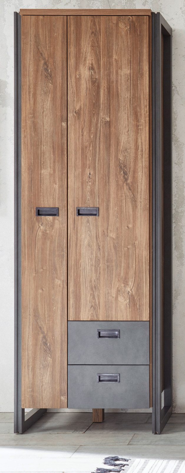 Furn.Design Garderobenschrank Auburn (Schuhschrank in Eiche günstig online kaufen