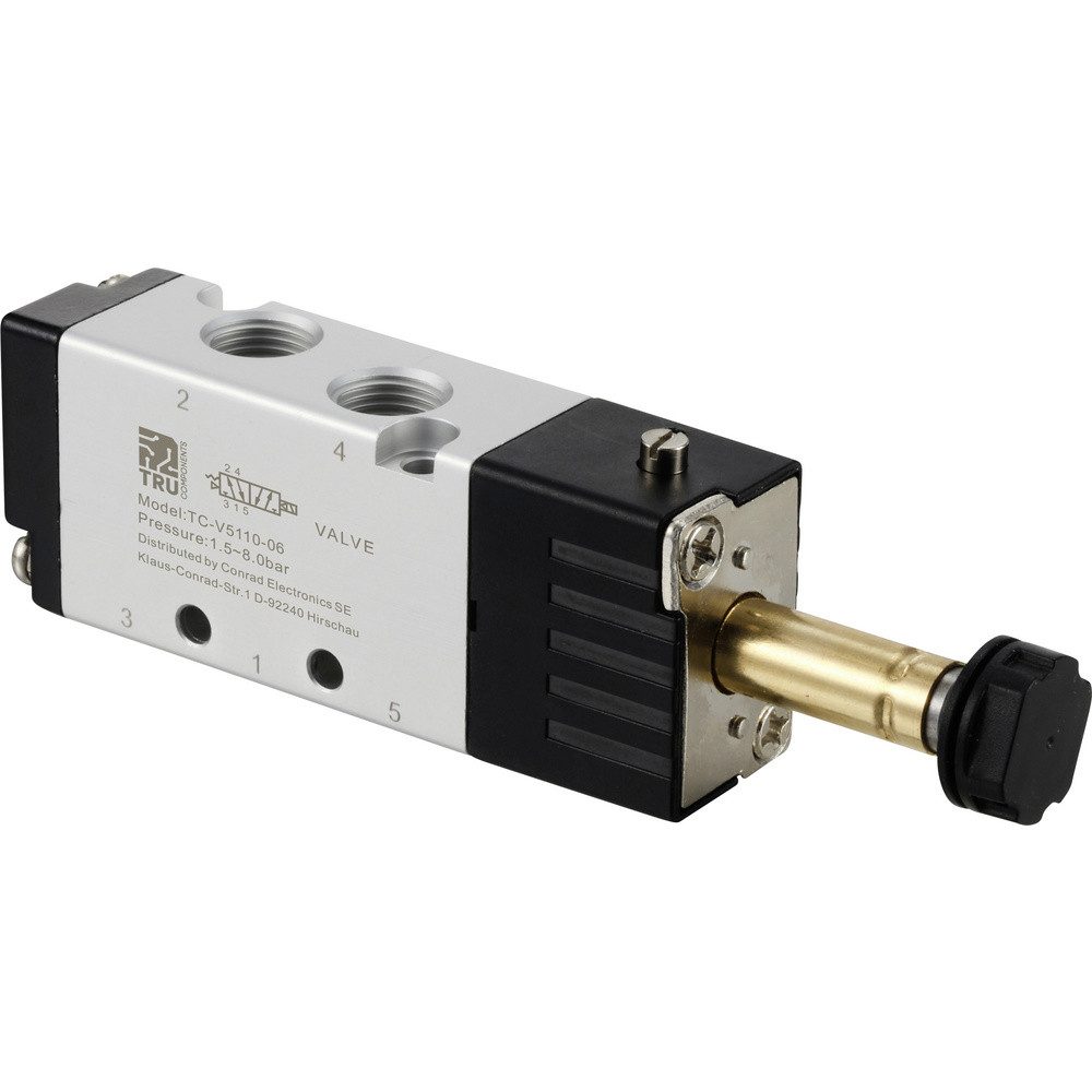 TRU COMPONENTS Durchflussschalter TRU COMPONENTS Magnetventil TC-12772444 TC-V5110-06 G 1/8 1 St.