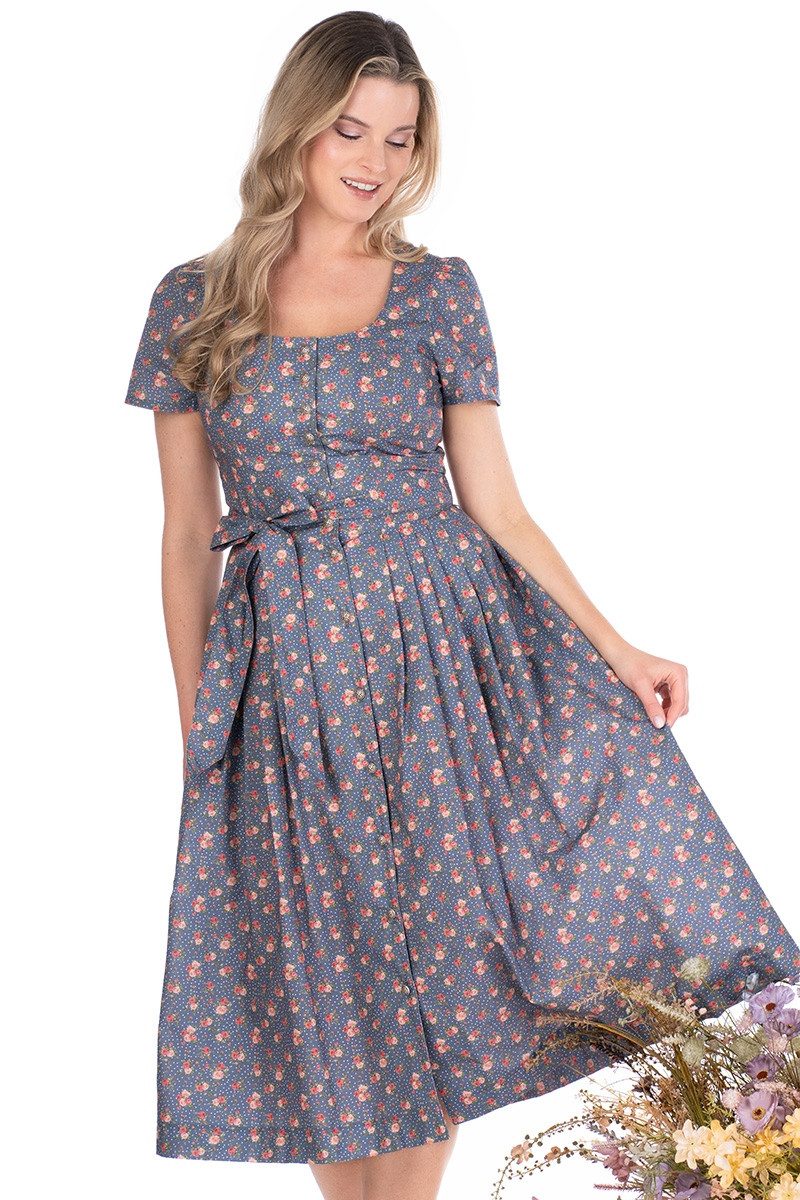 Berwin & Wolff Trachtenkleid Sommerkleid - DAHLIA - marineblau