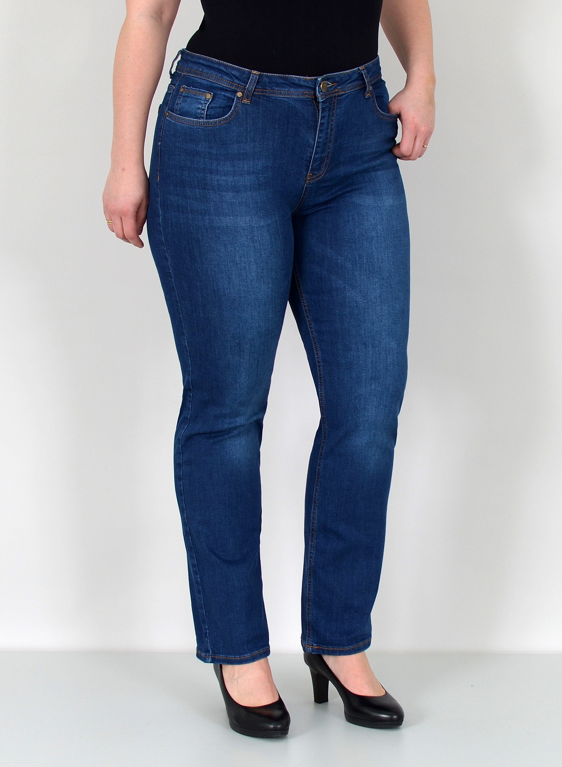 ESRA Straight-Jeans Straight Fit Jeans High günstig online kaufen