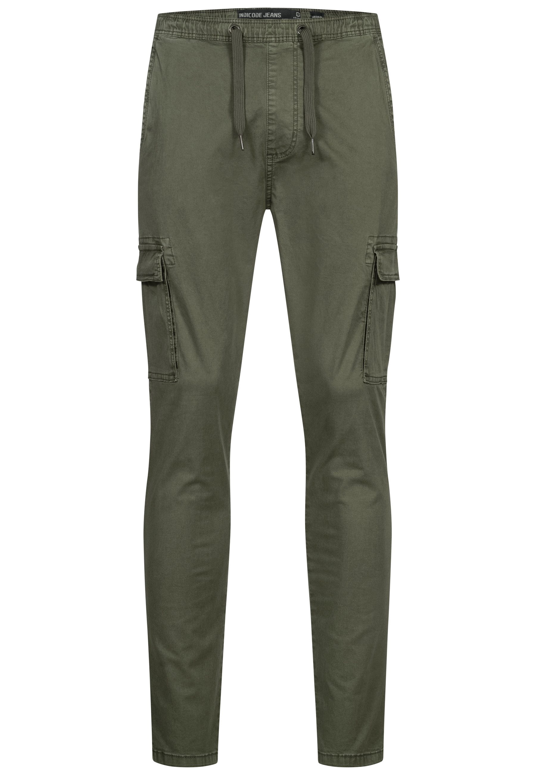 Indicode Cargohose Herren Broadwick Cargo Hose Herrenhose mit einem elastis günstig online kaufen