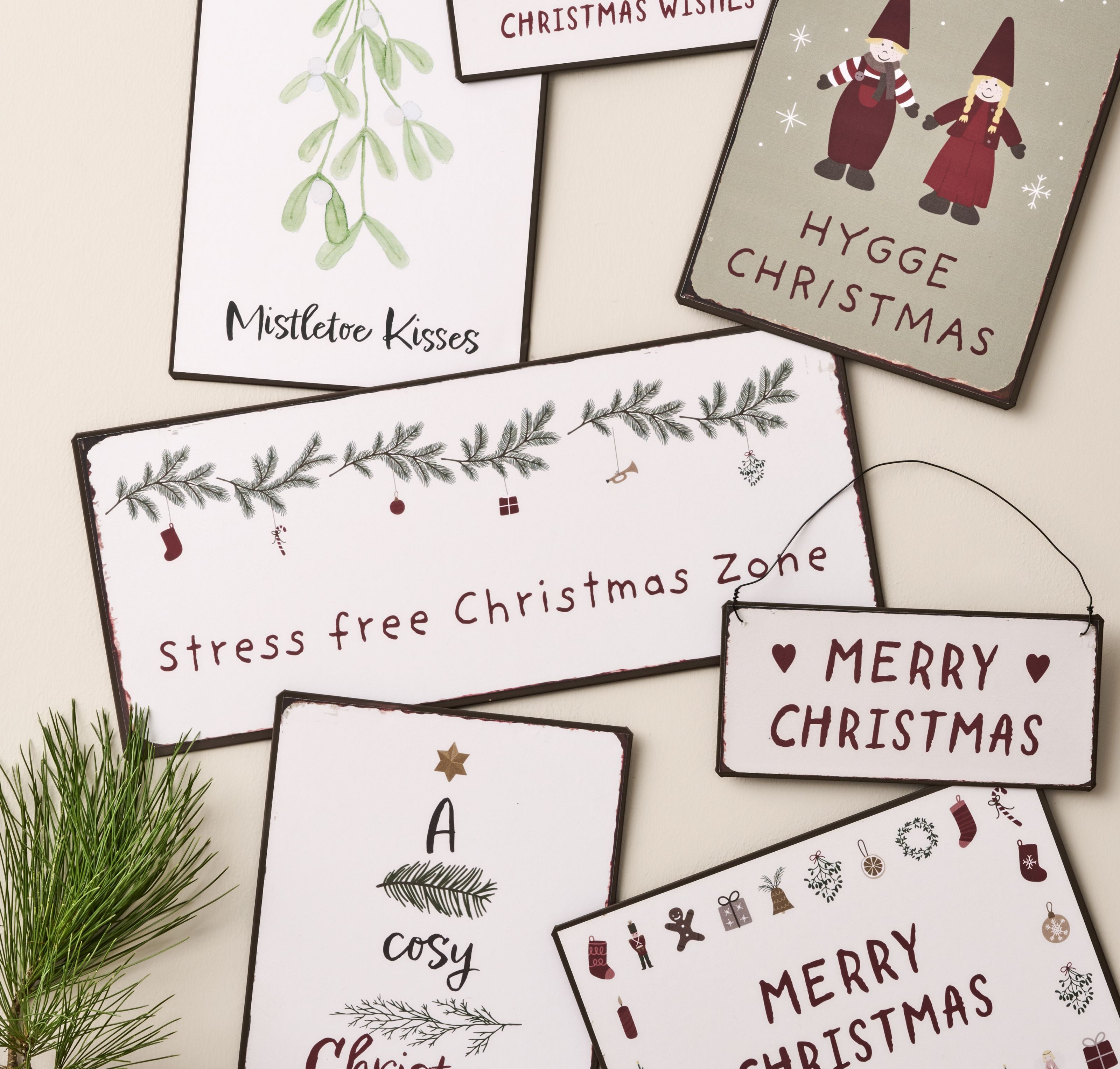 Ib Laursen Metallschild Ib Laursen Wandschild Metallschild Schild "Stress f günstig online kaufen