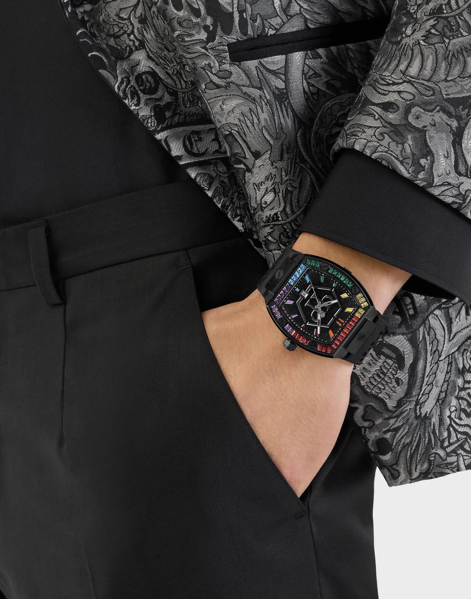 PHILIPP PLEIN Quarzuhr The Hexagon Phantom Rainbow günstig online kaufen