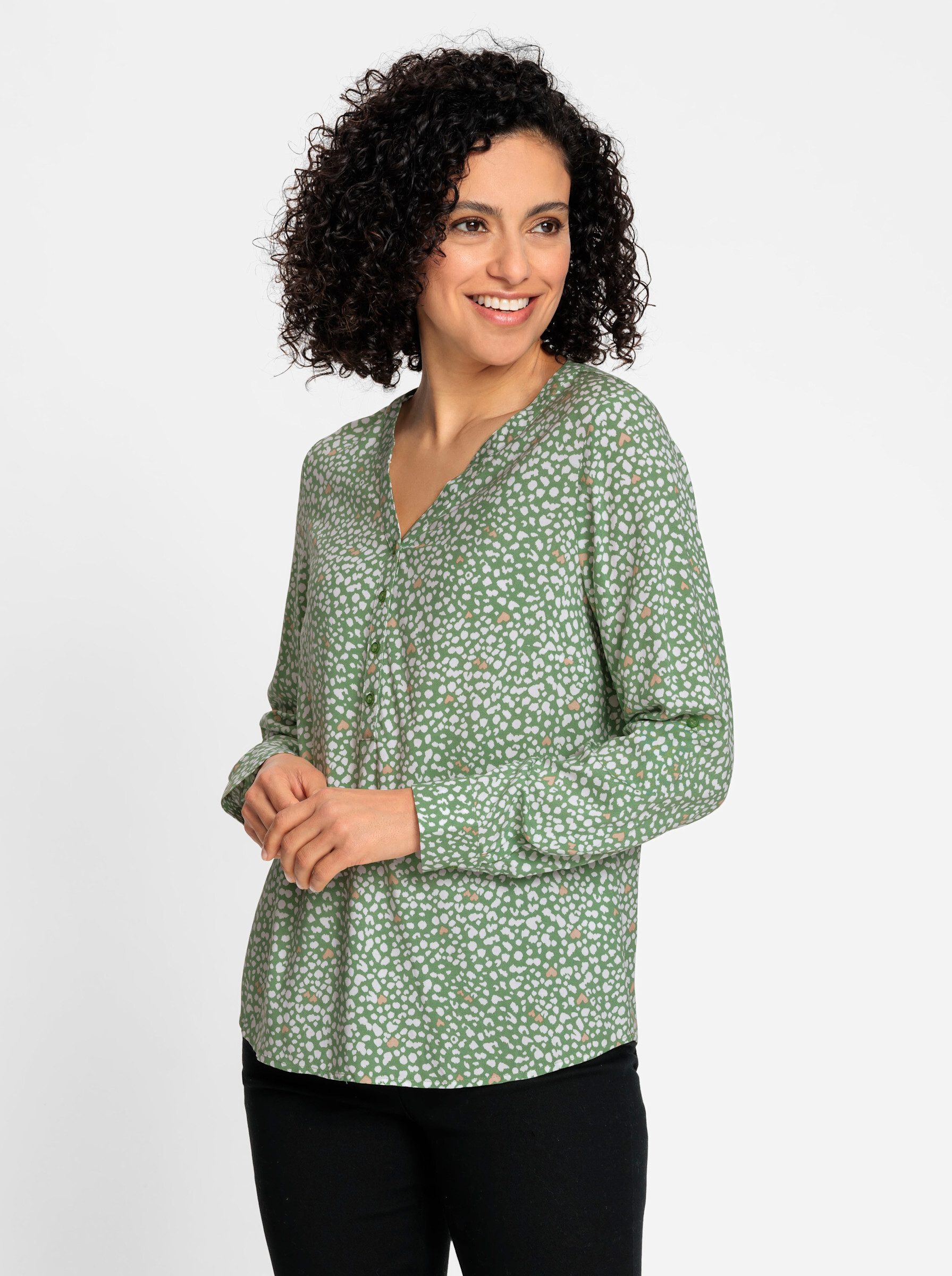 Witt Klassische Bluse Langarm-Bluse günstig online kaufen