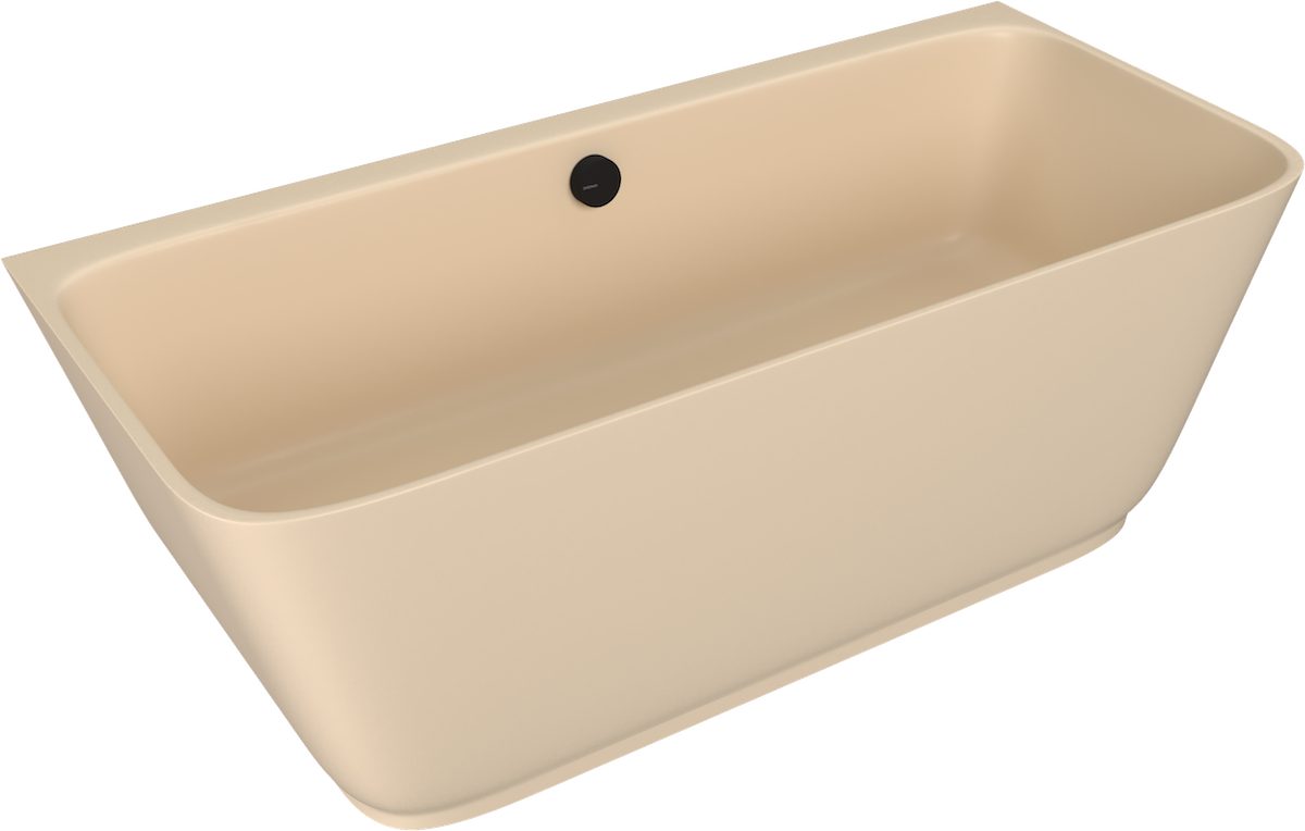 Polysan s.r.o. Badewanne SKYLLA Wand-Freistehende Badewanne 170x75x60cm, beige matt, Polysan-72430-81