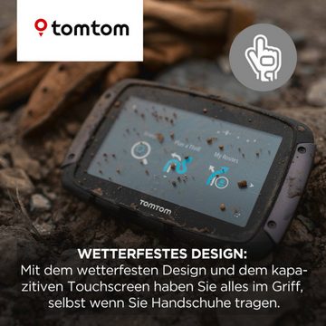 TomTom RIDER 50 WE Navigationsgerät (West- und Osteuropa, Sprachsteuerung)