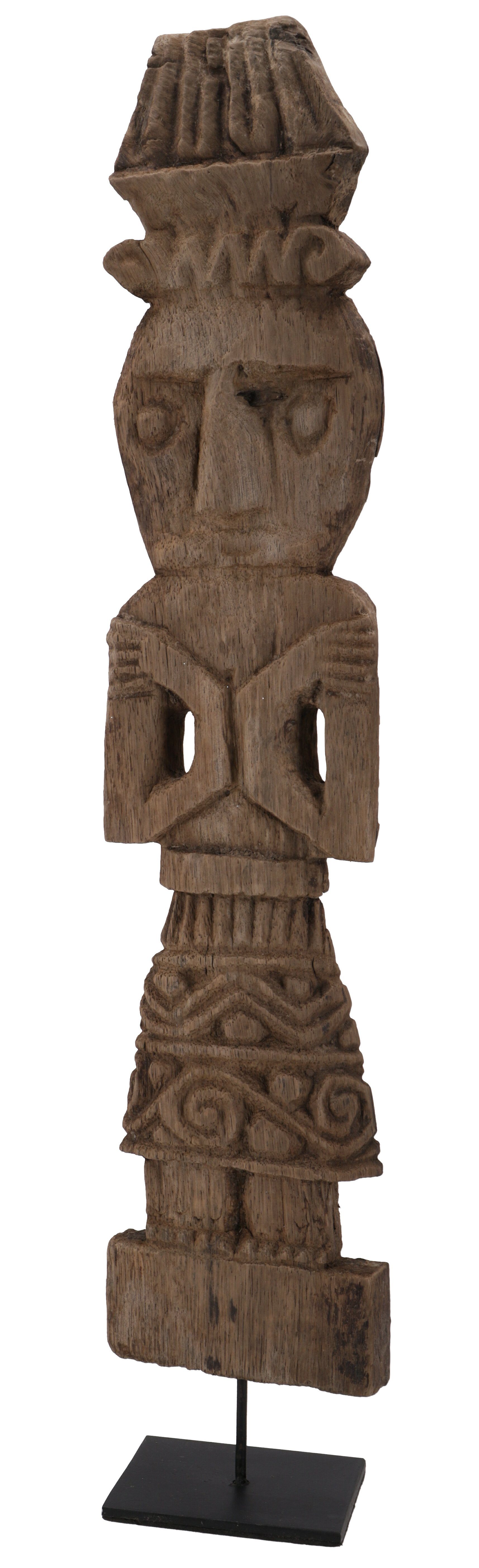 Skulptur, Holzfigur, im primitiv.. Schnitzerei Guru-Shop Dekofigur