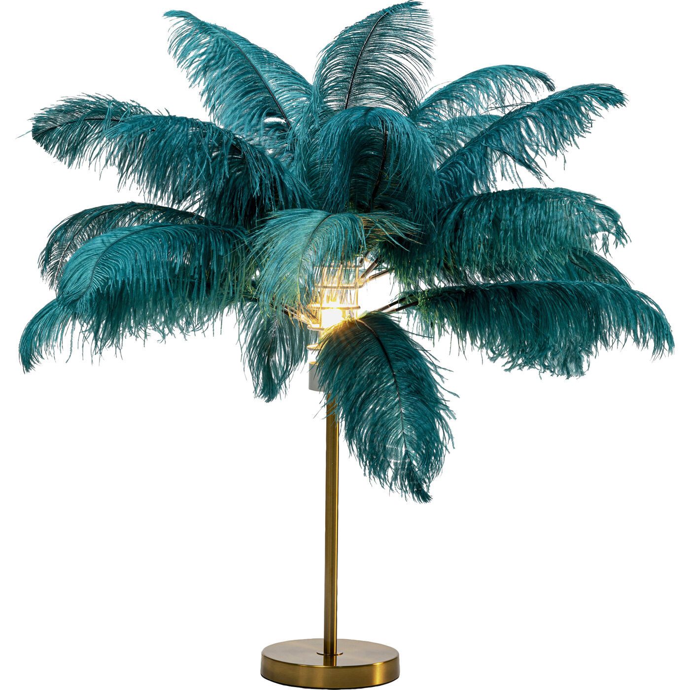 Kare Design Tischleuchte Feather Palm, ohne Leuchtmittel